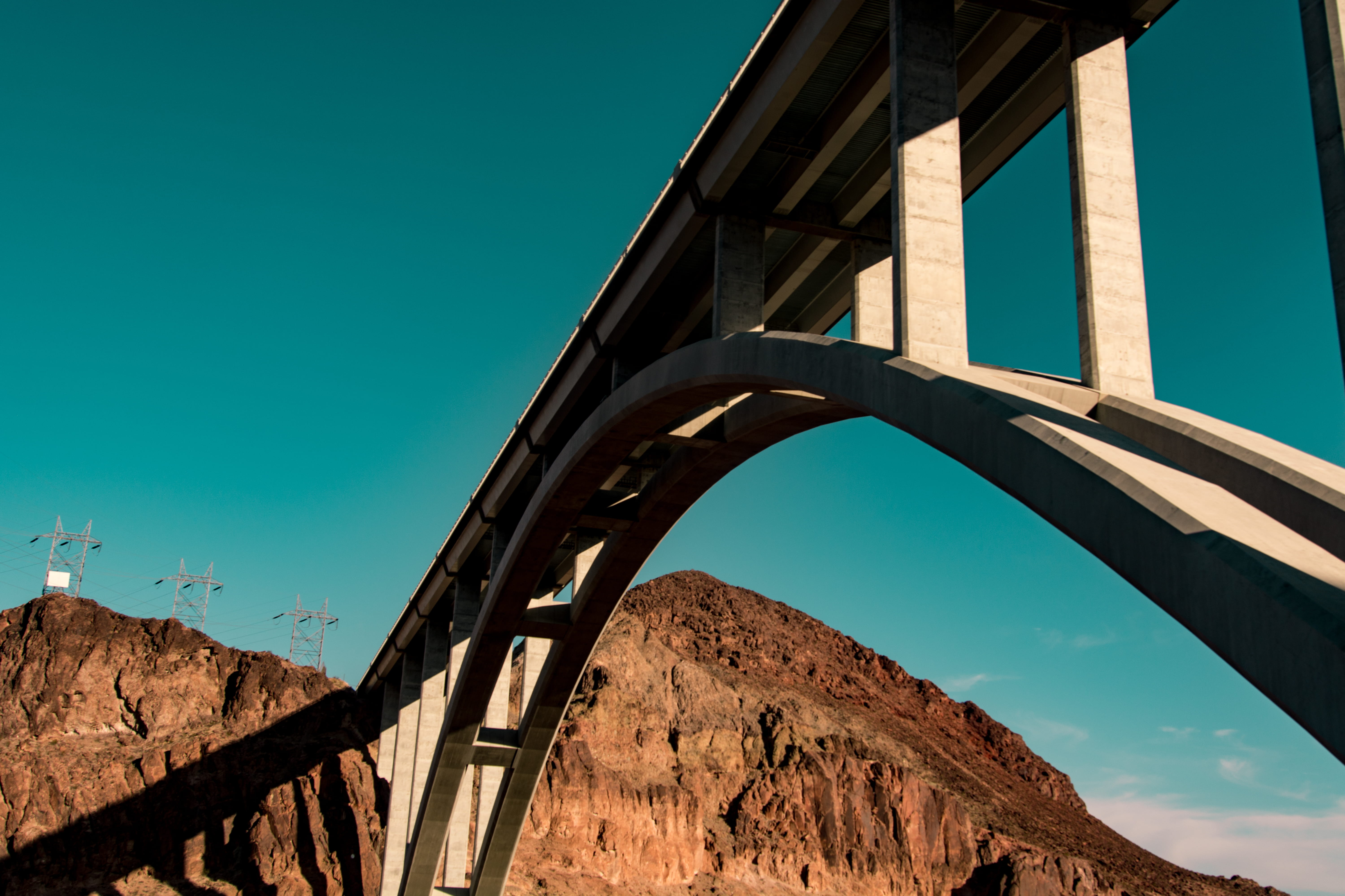 gray concrete bridge, built structure, architecture, sky, nature