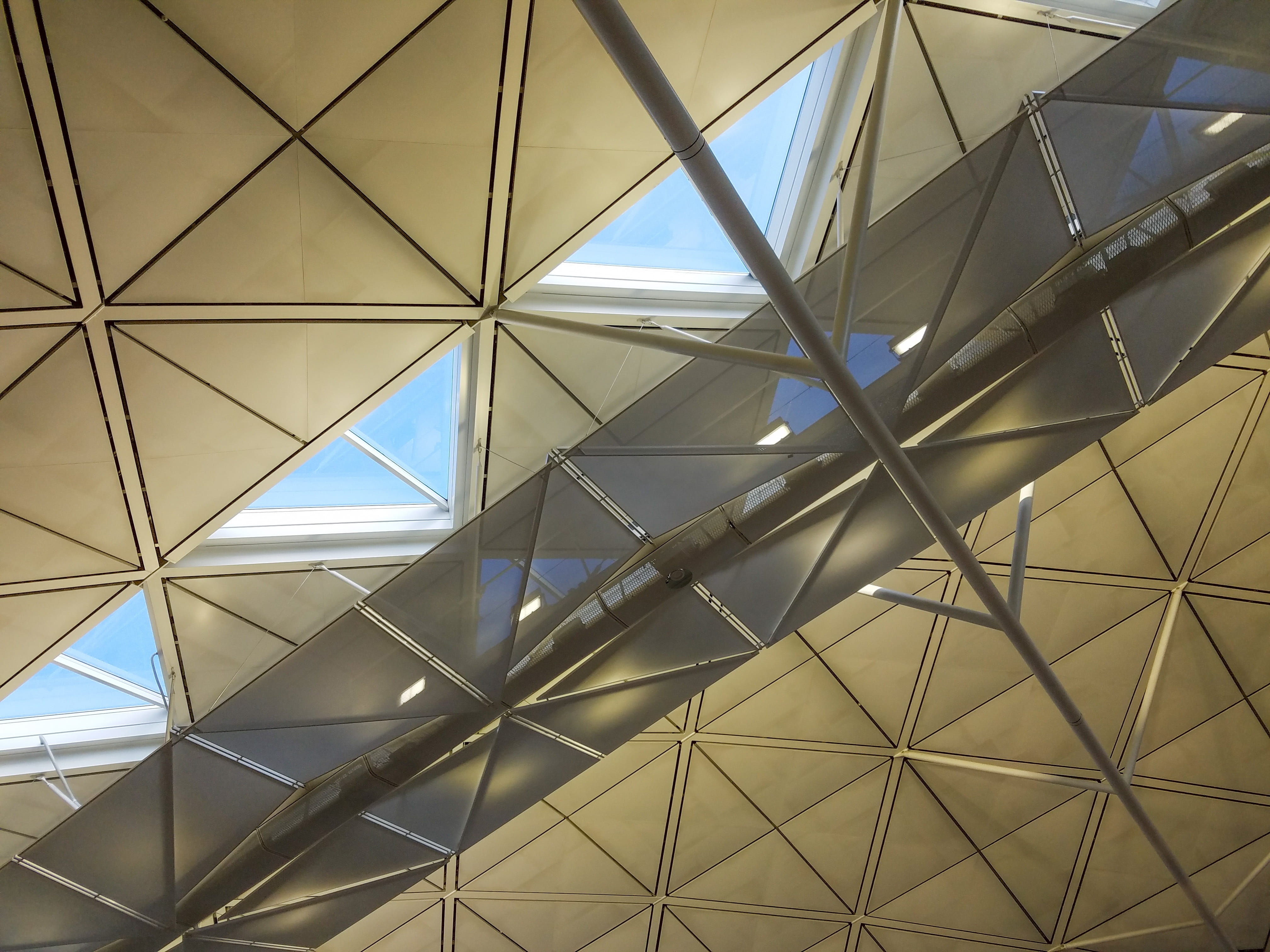 building, airport, triangle, stable, background, pattern, built structure