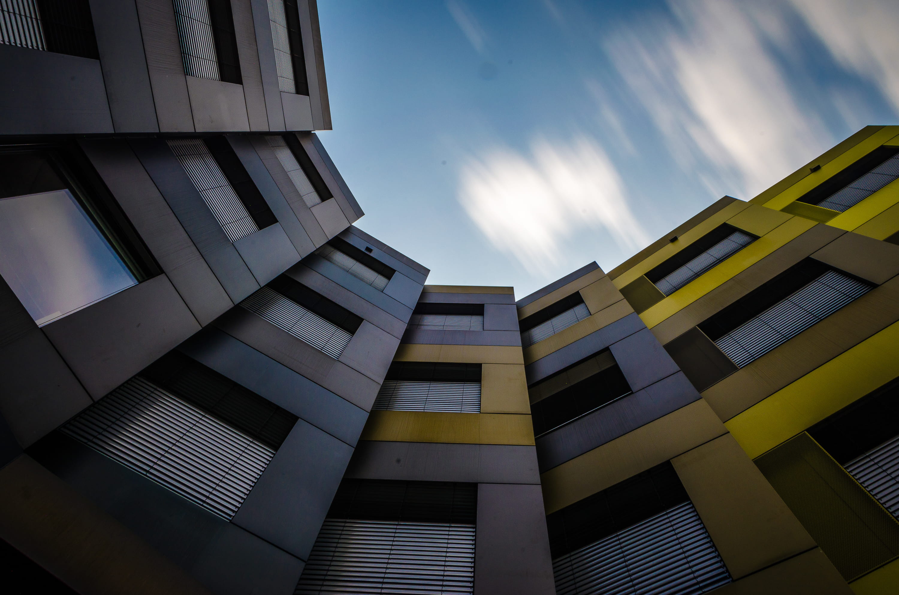 house, sky, clouds, long, exposure, long exposure, architecture