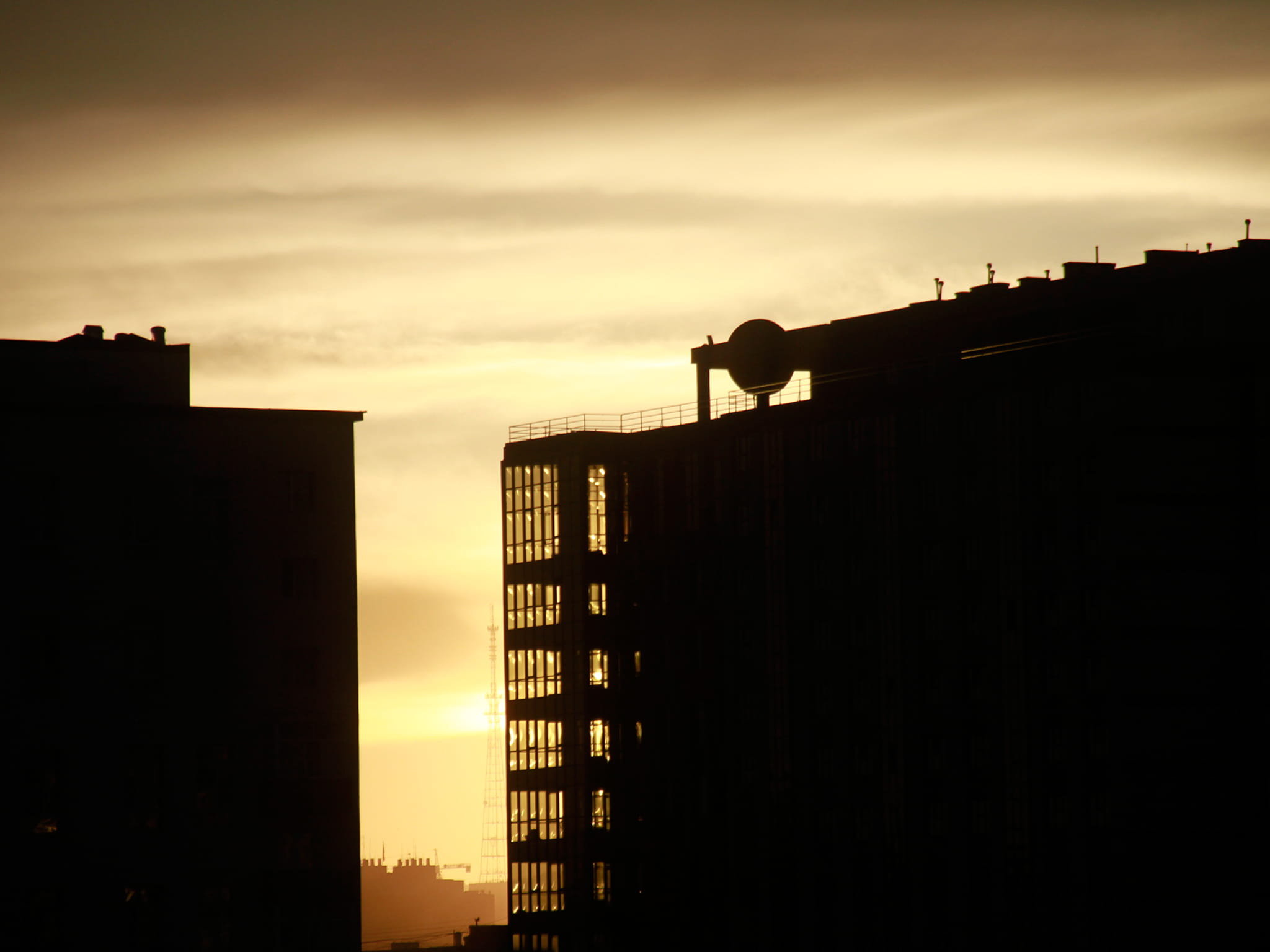 building, night, window, sky, sunset, architecture, cloud - sky