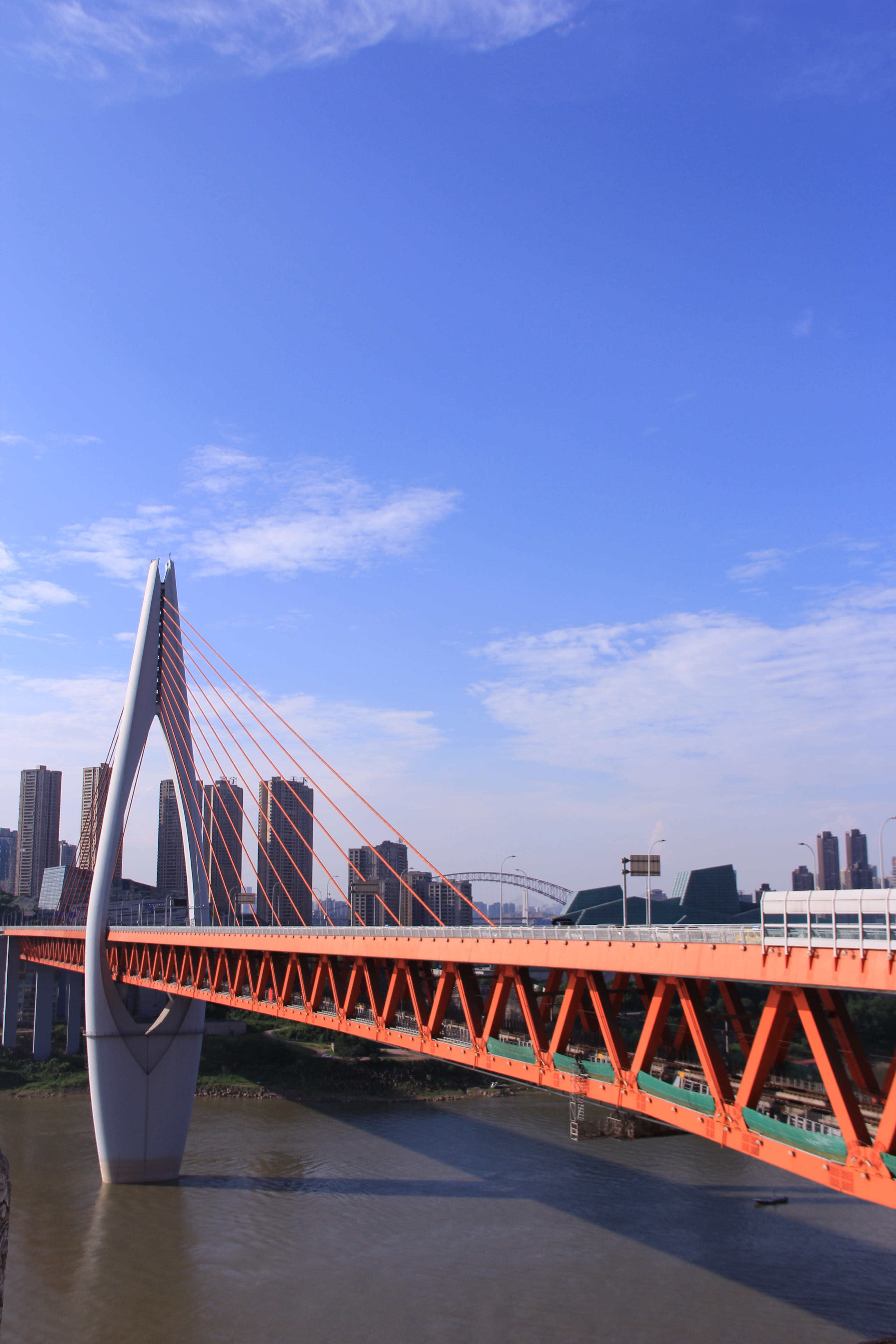 bridge, built structure, architecture, connection, sky, bridge - man made structure