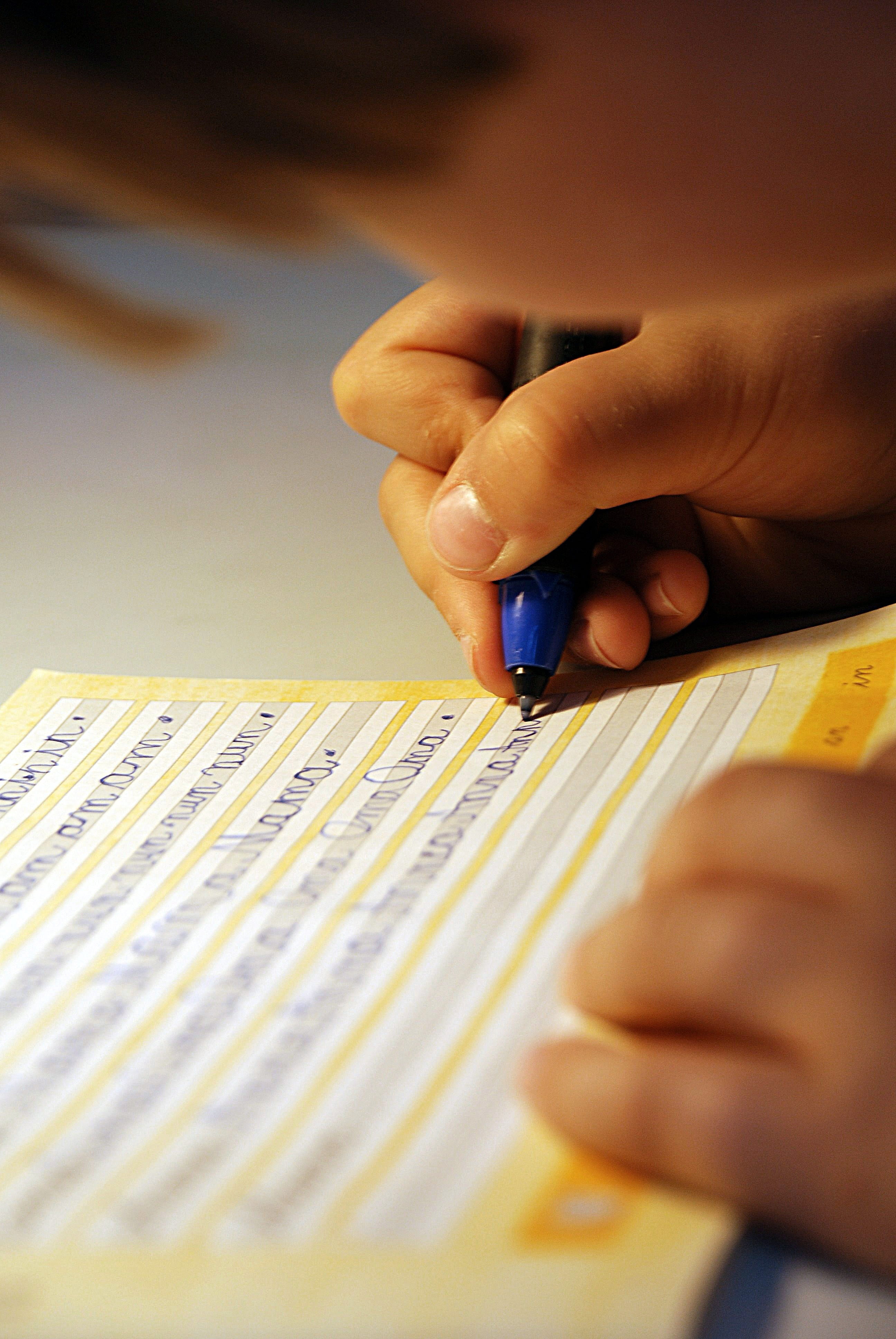 homework, write, school, education, students, learn, human hand