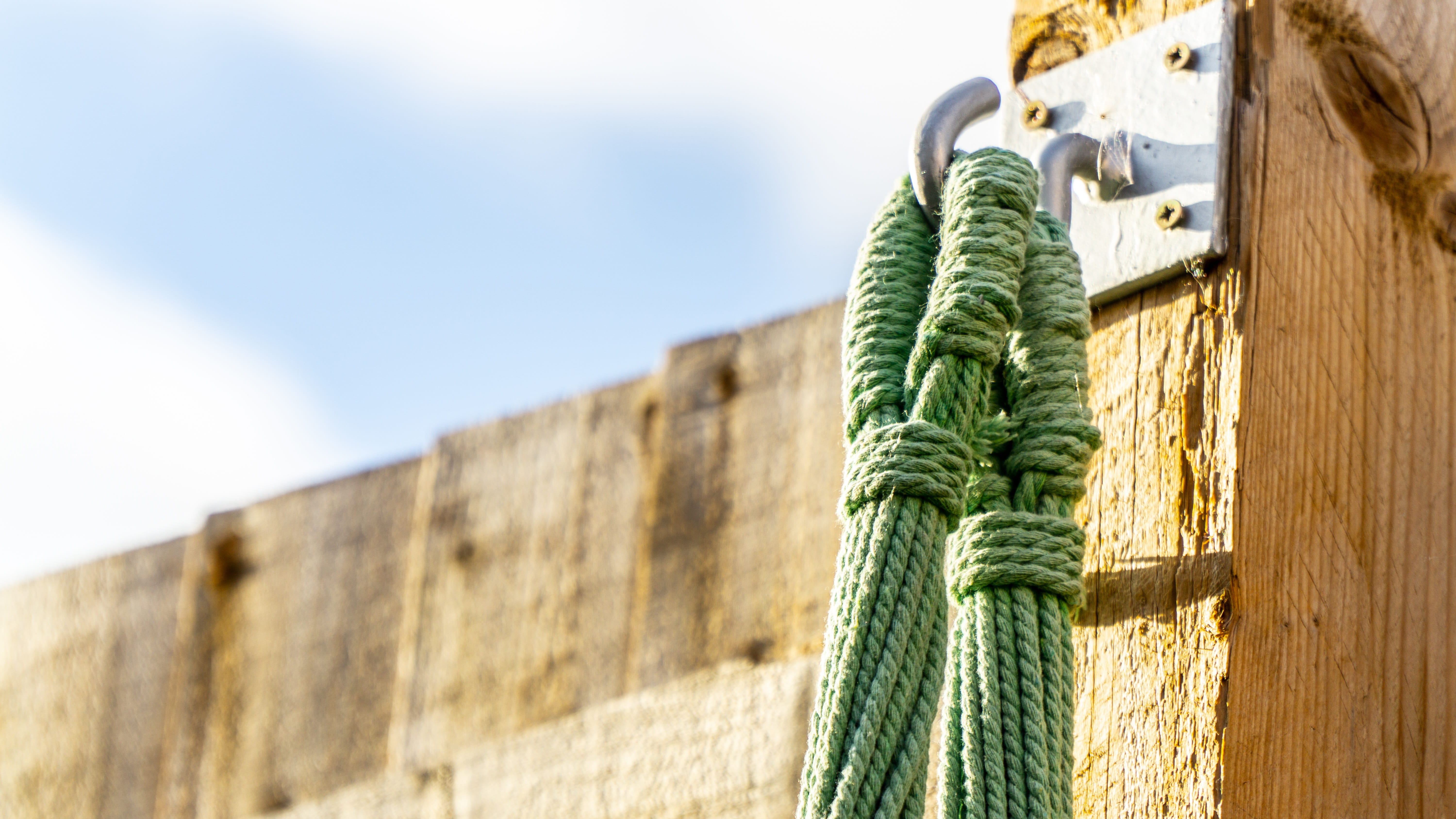rope, string, binding, hook, the background, green color, strength