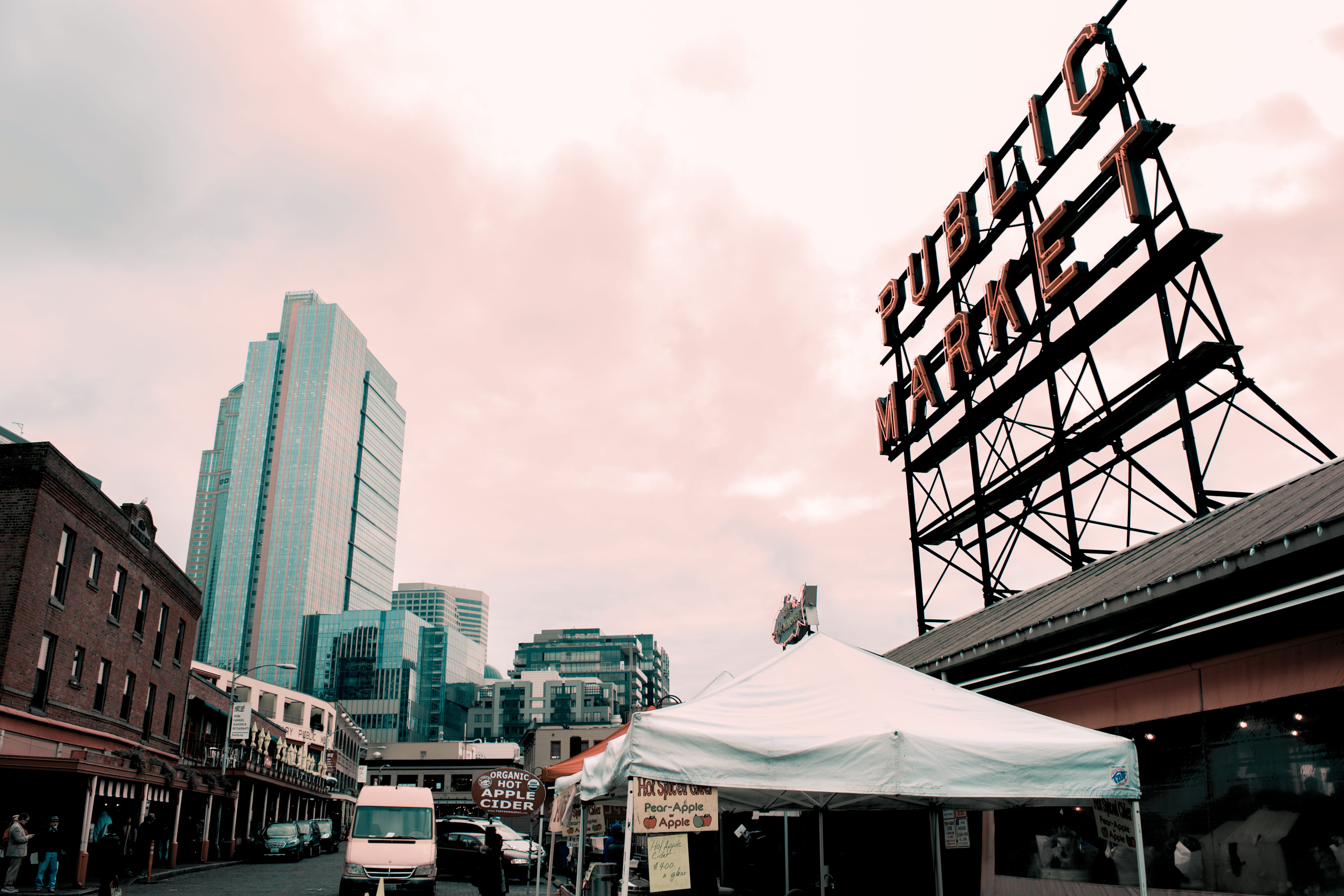 Free download | HD wallpaper: urban, city, seattle, tent, person, human ...