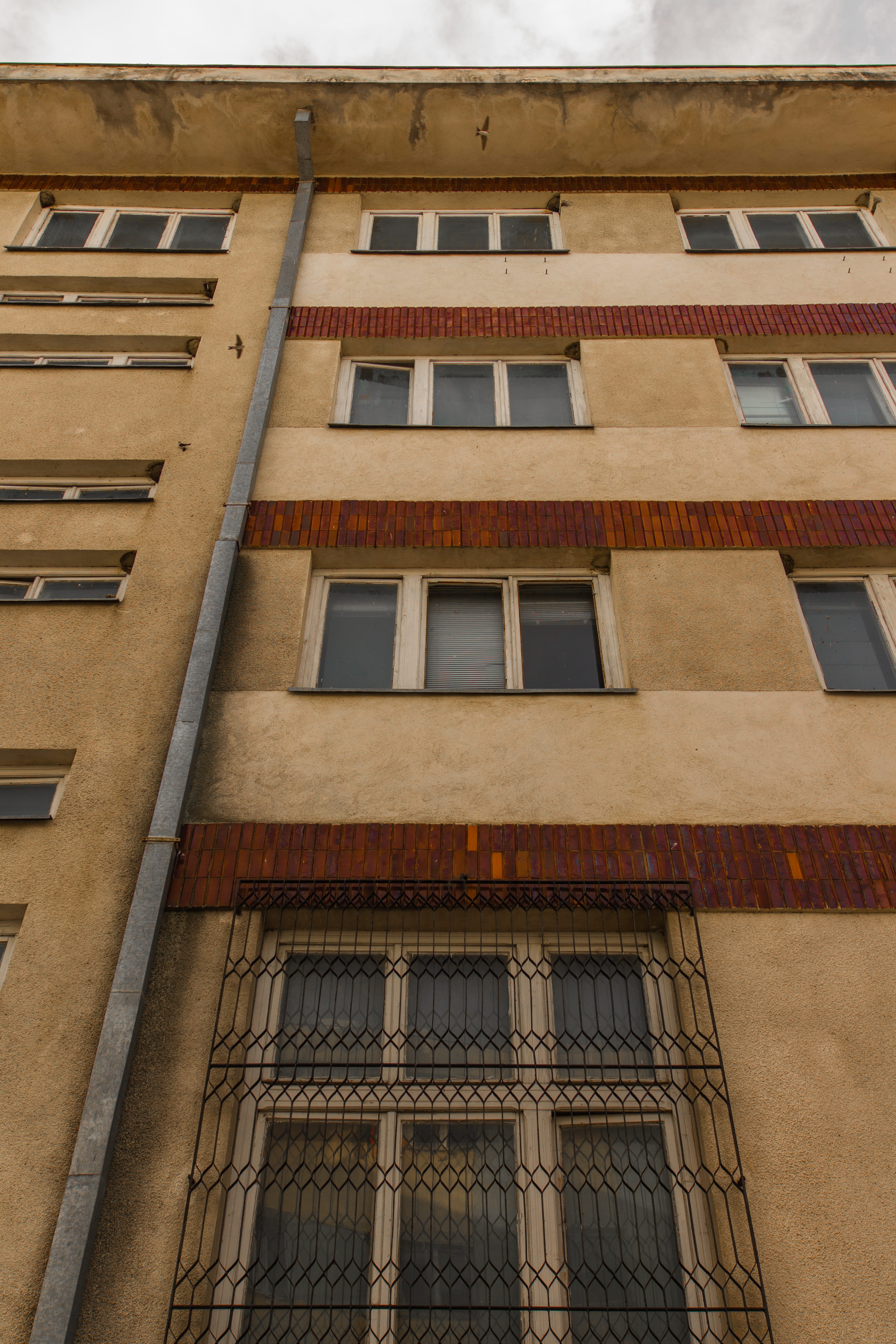 block, flat, rusty, architecture, sky, comunist, building, windows