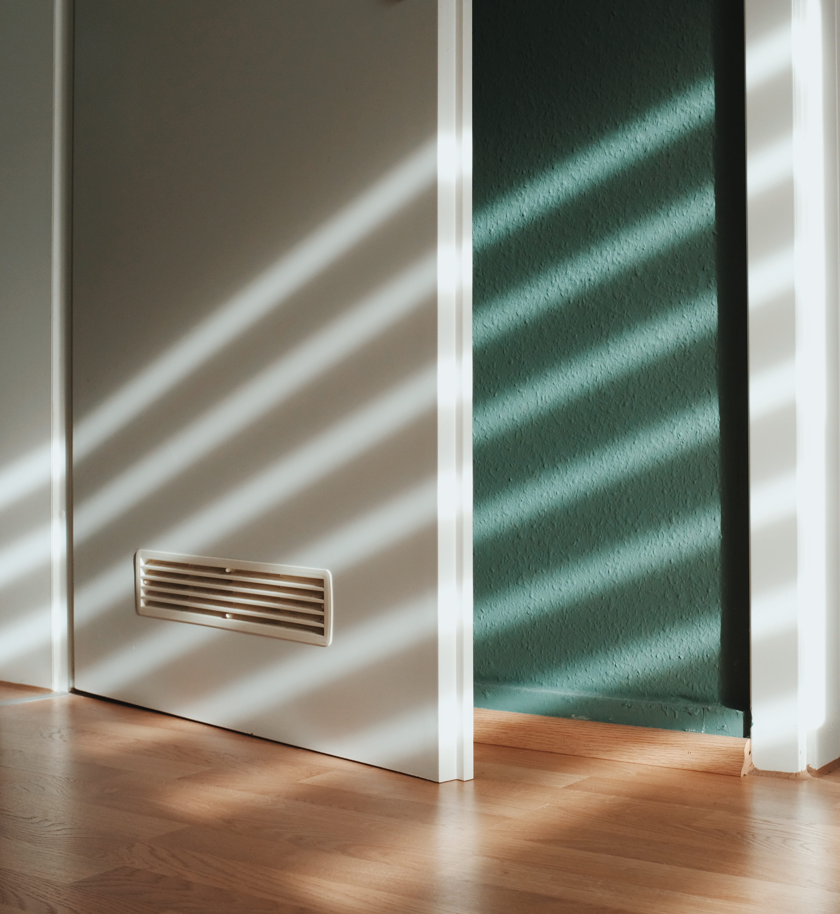 opened door, indoors, flooring, wall - building feature, empty