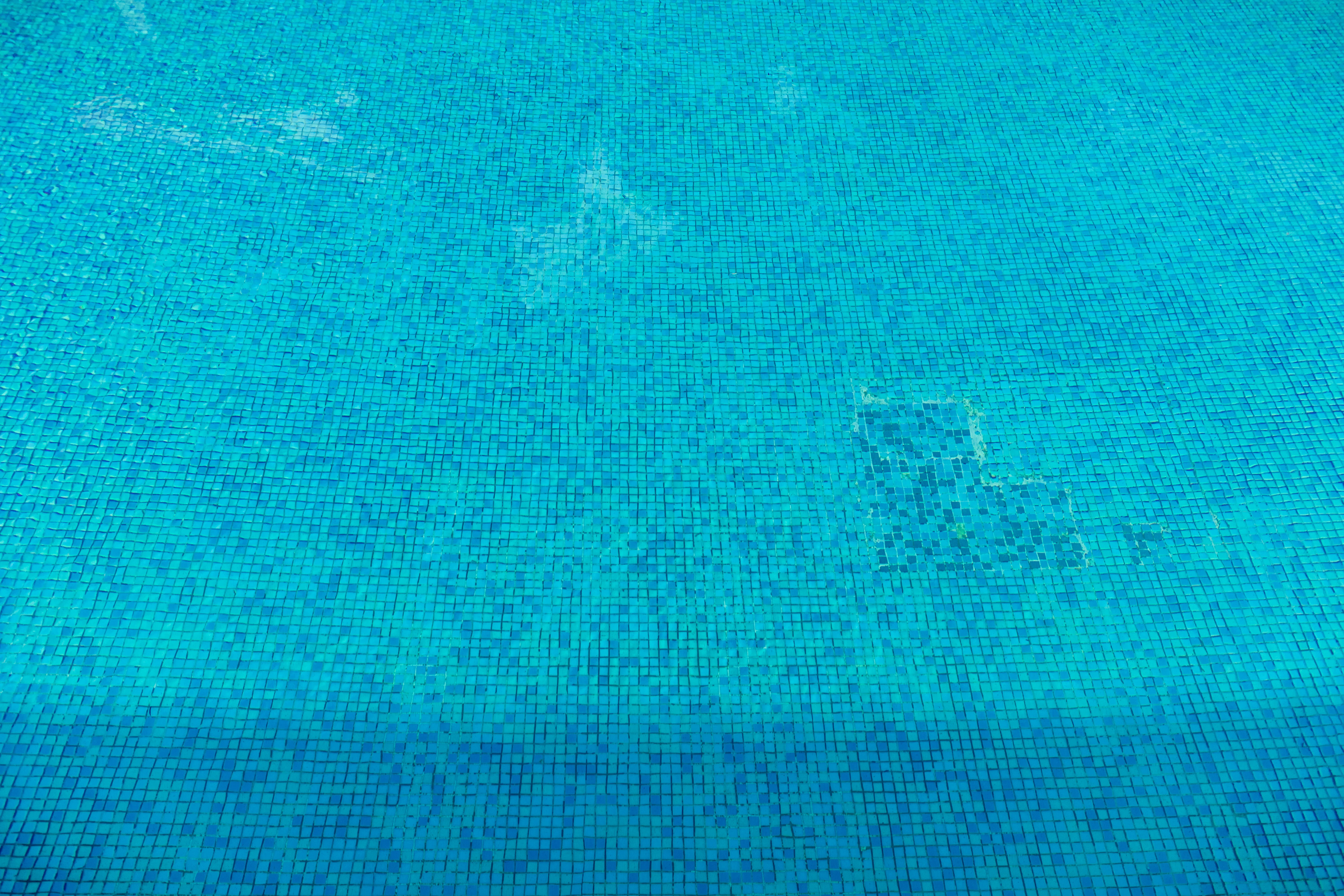 water, tile, pool, shadow, blue, pattern, square, sunlight
