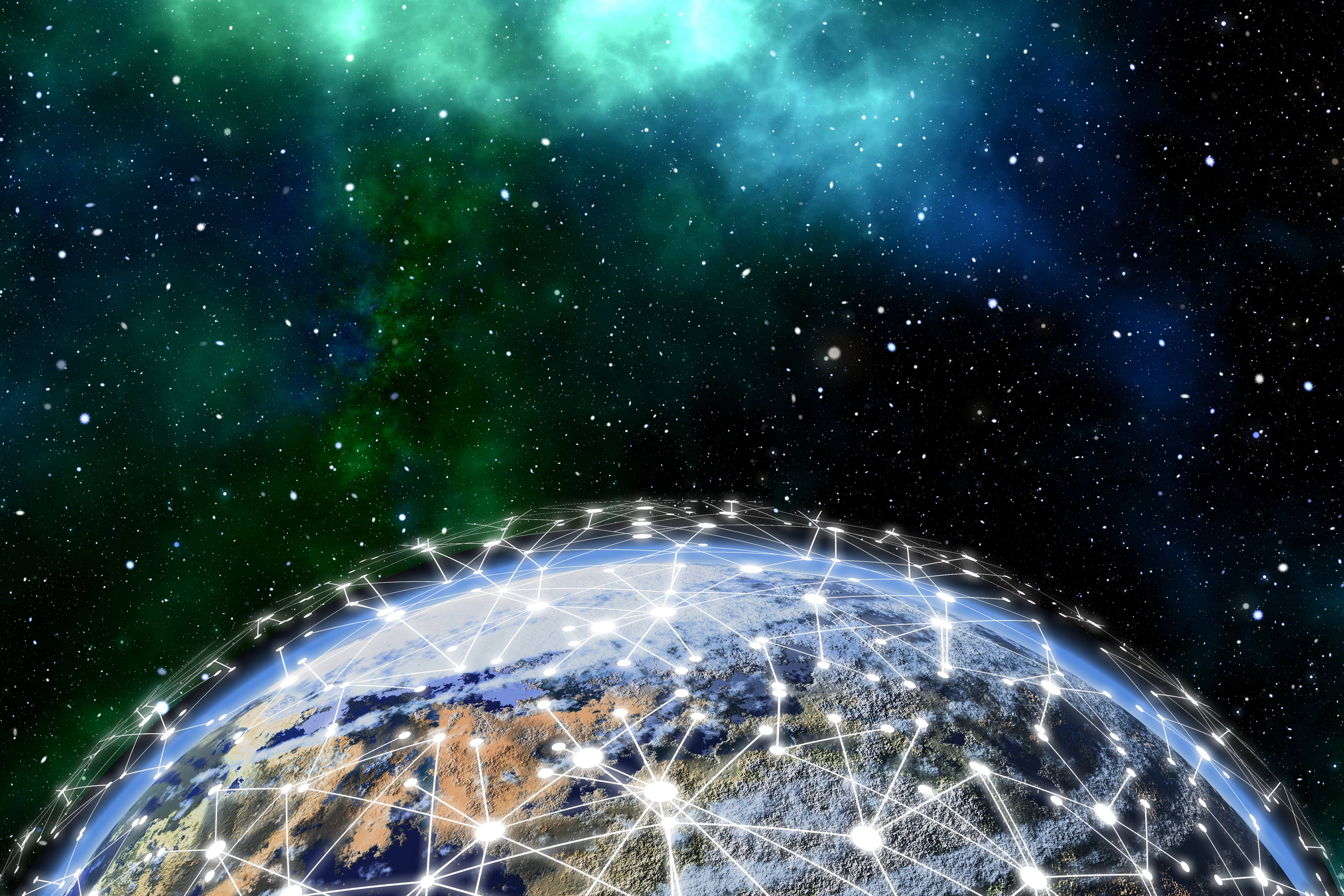 network, earth, block chain, globe, digitization, communication