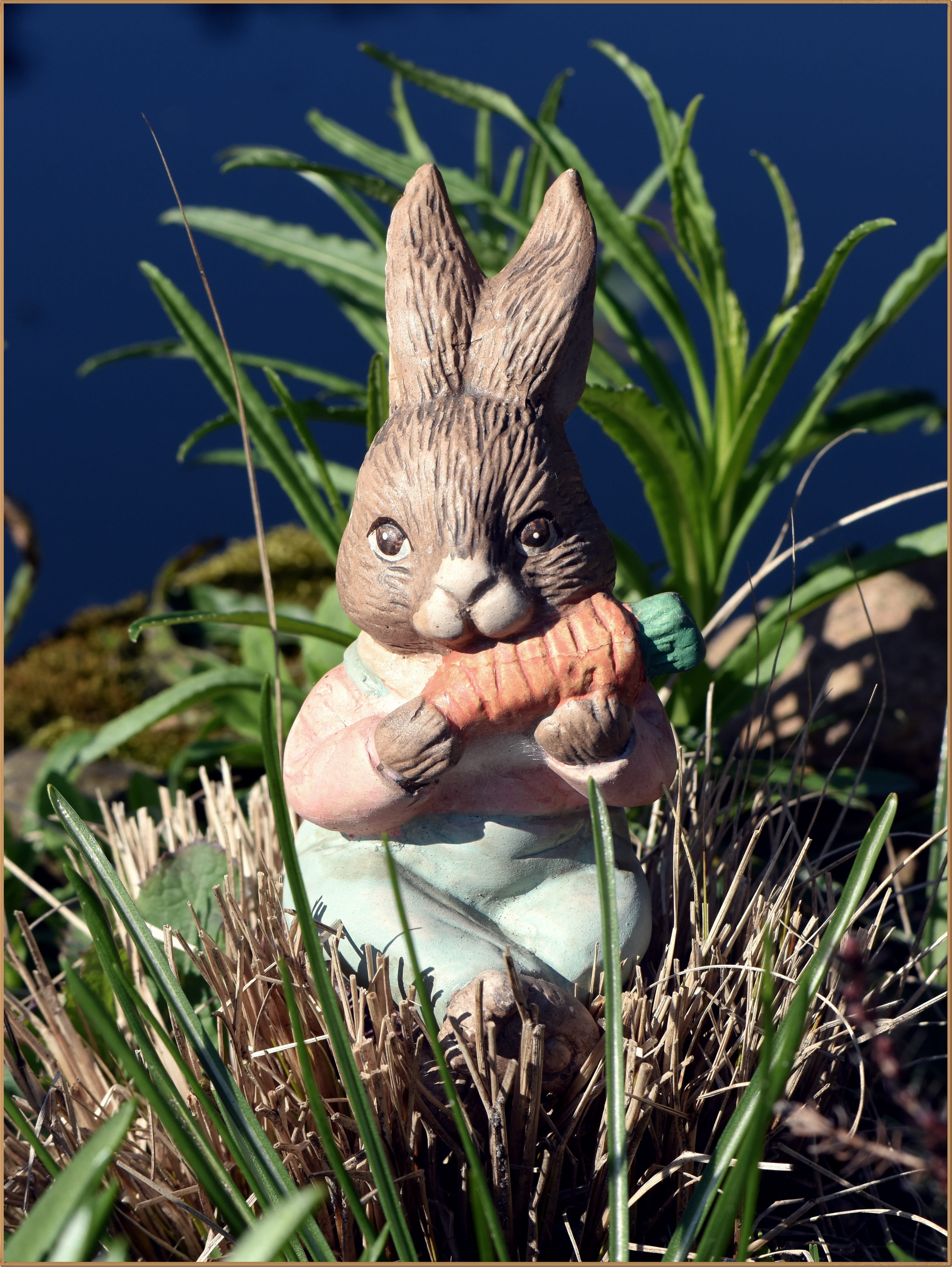 easter, easter bunny, hare, figure, cute, easter greeting, easter theme