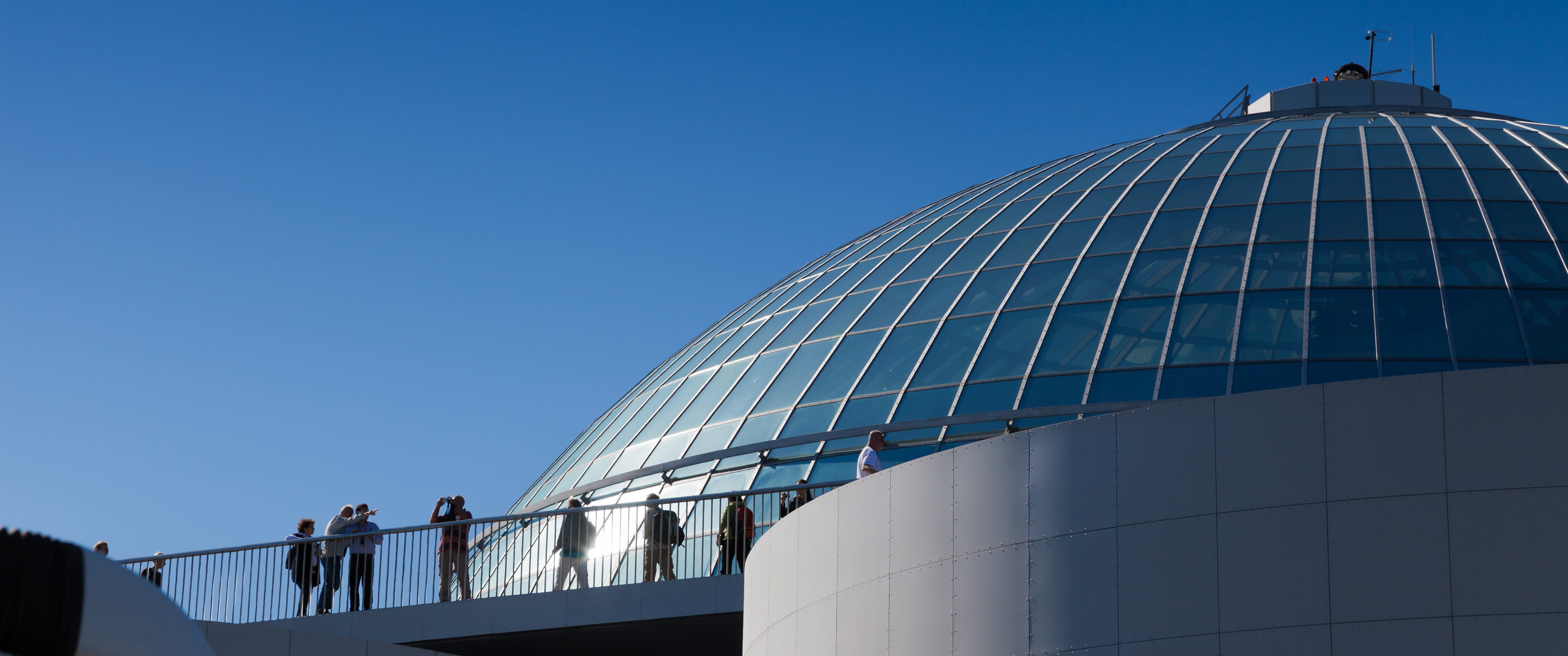 dome, building, architecture, platform, view, tourists, blue