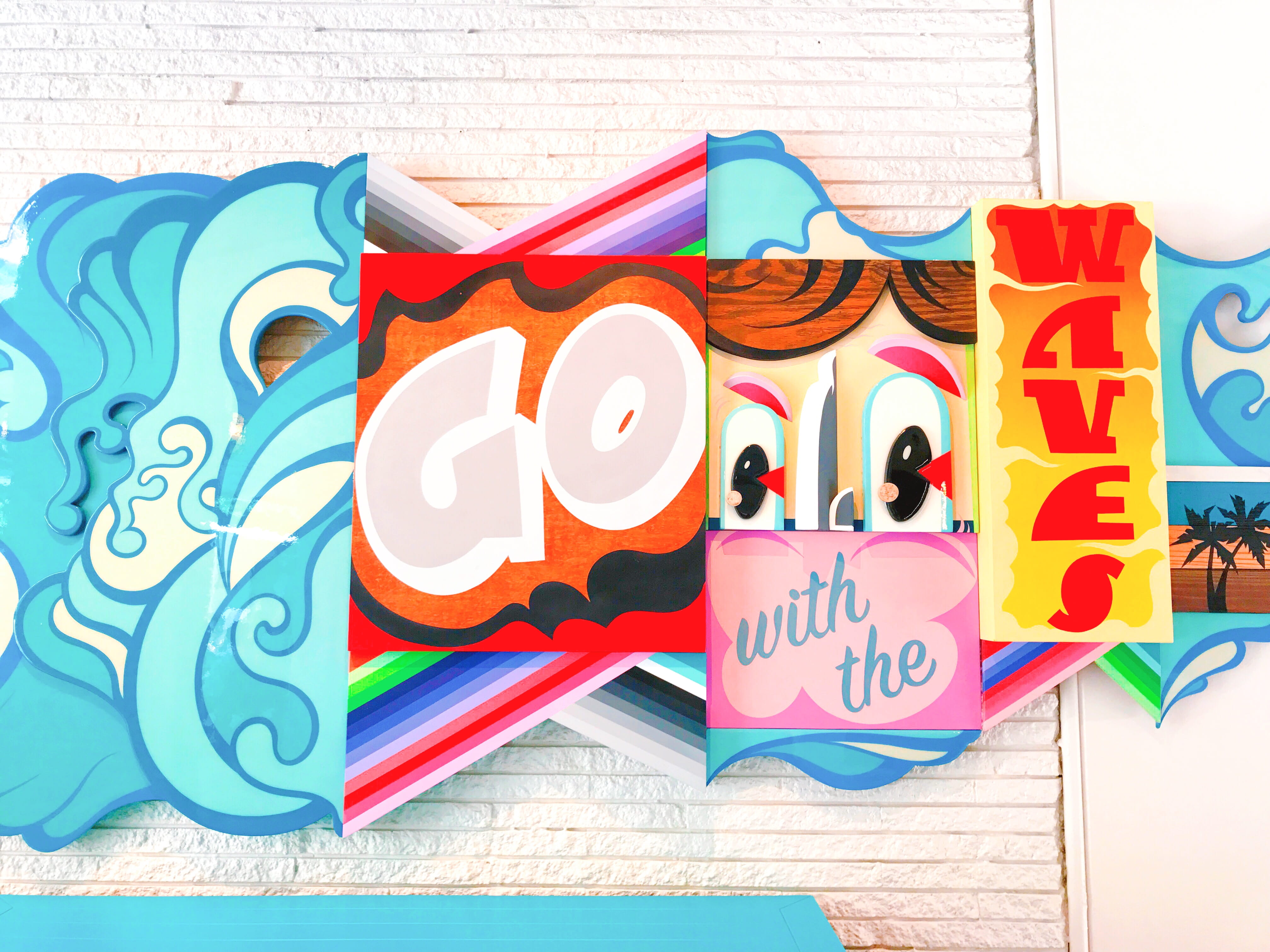 multicolored painting, multi colored, text, creativity, art and craft