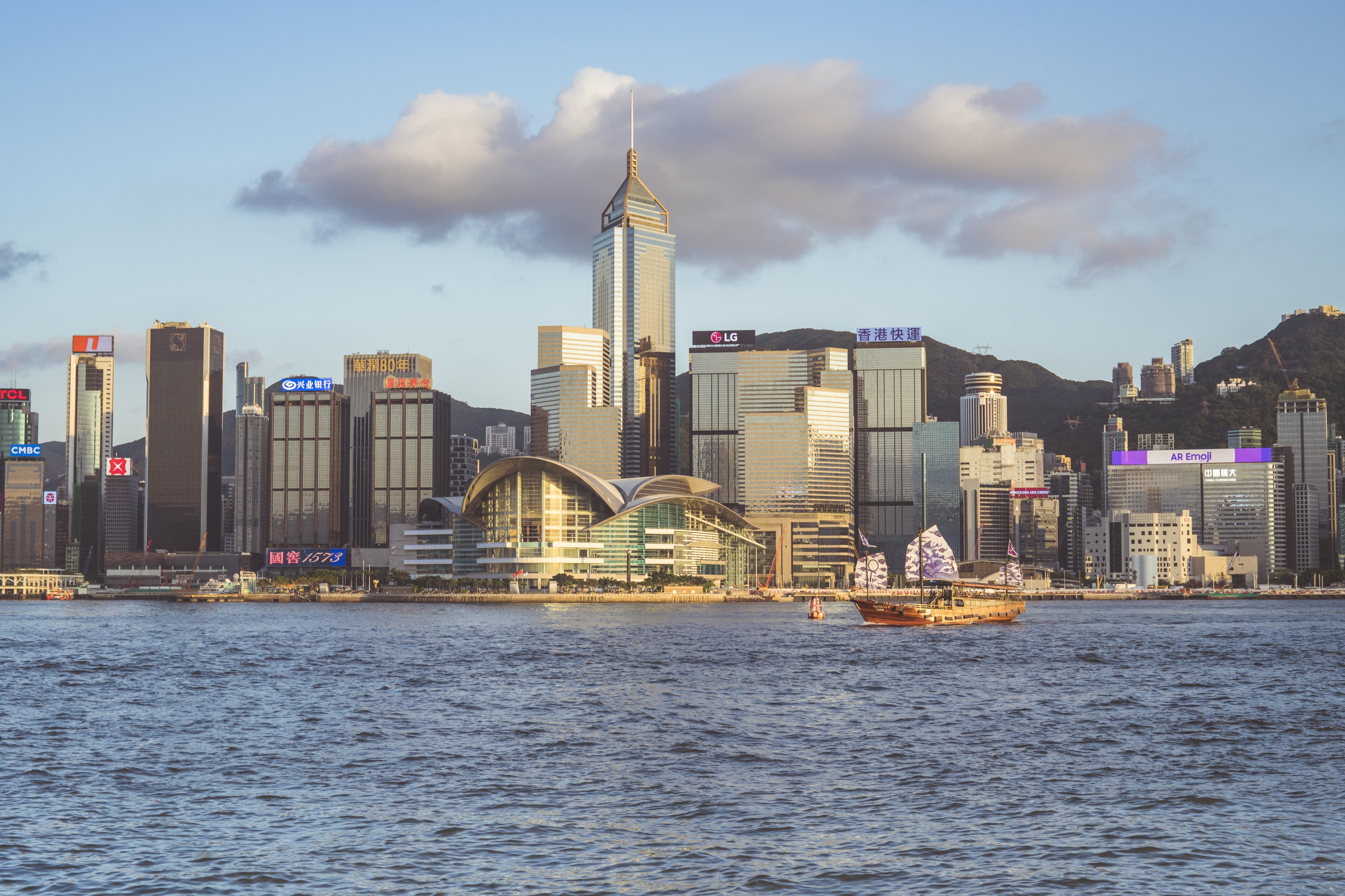 sunset, city, twilight, structure, cityscape, skyline, city centre
