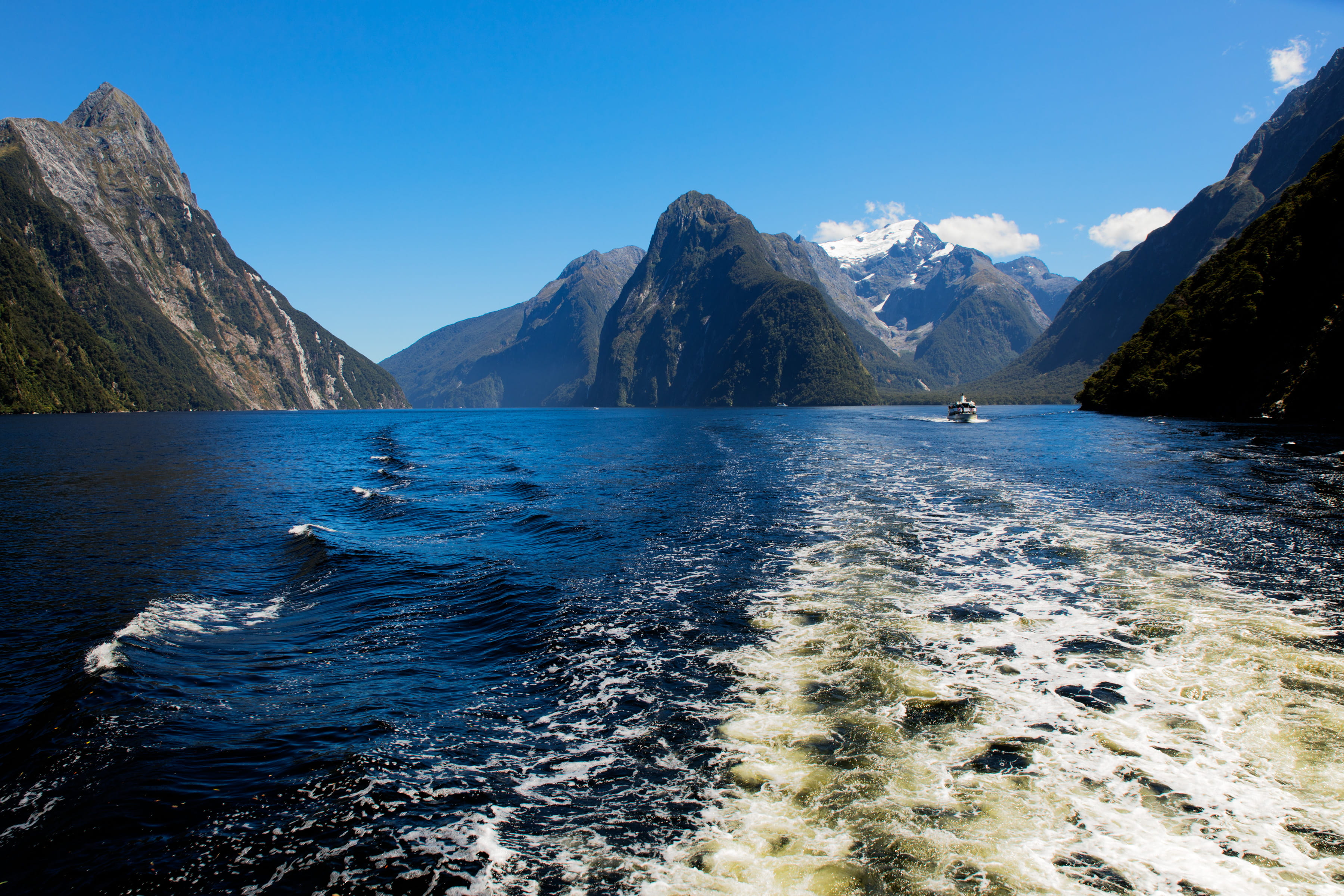 new zealand, milford sound, mountain, scenics - nature, water