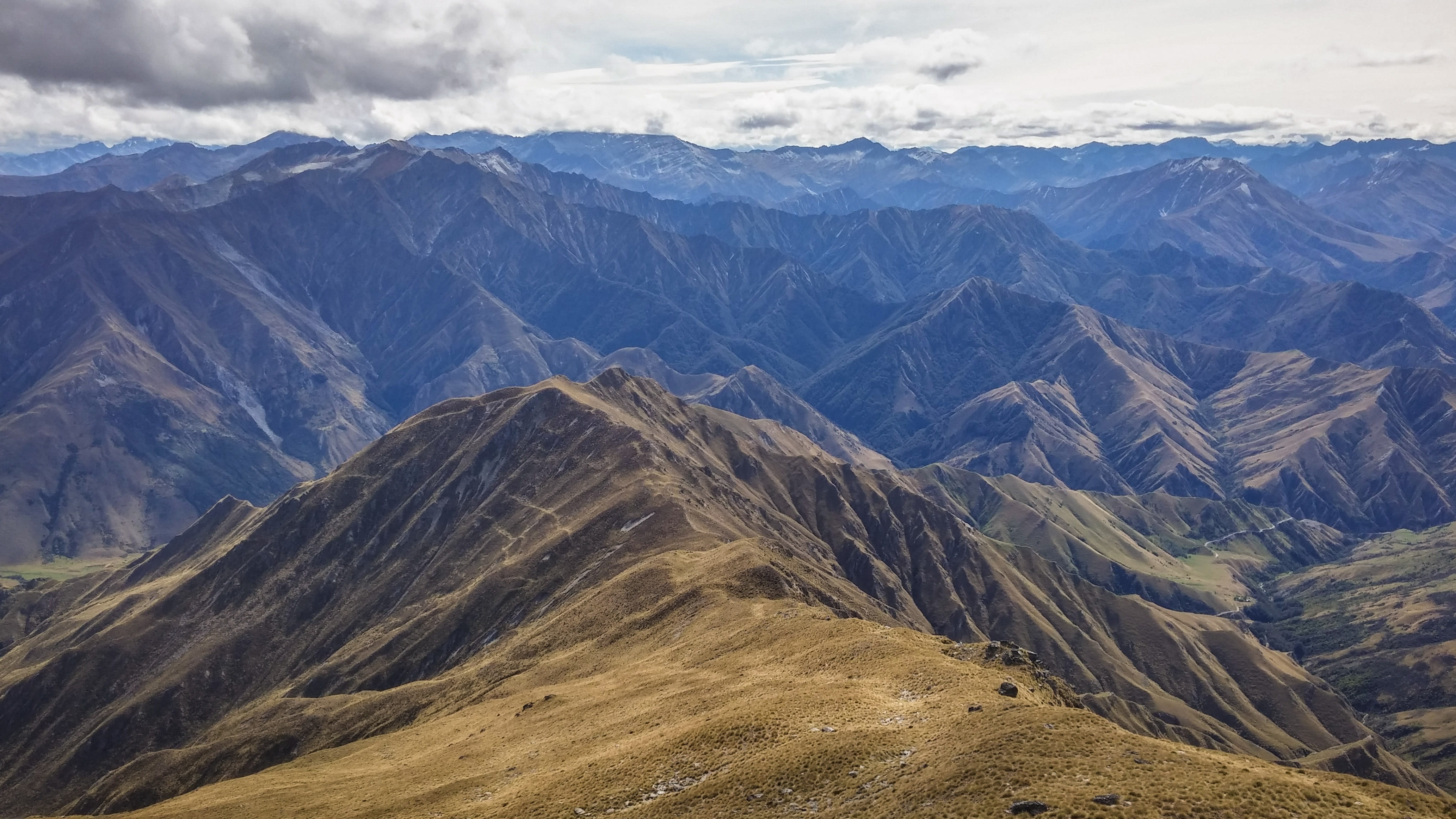 Mountain Range, clouds, daylight, landscape, mountains, nature