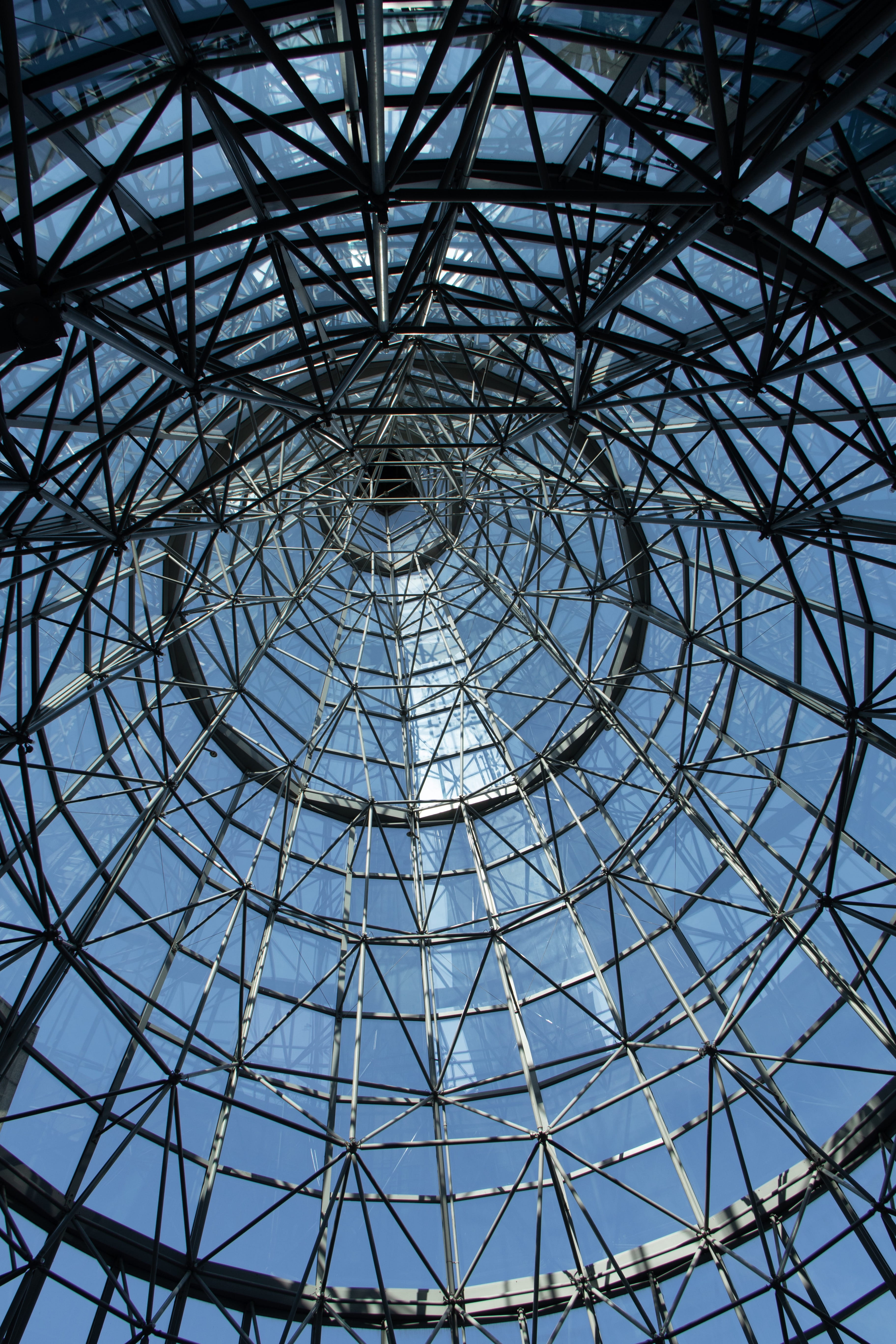 black tower, pattern, built structure, geometric shape, low angle view