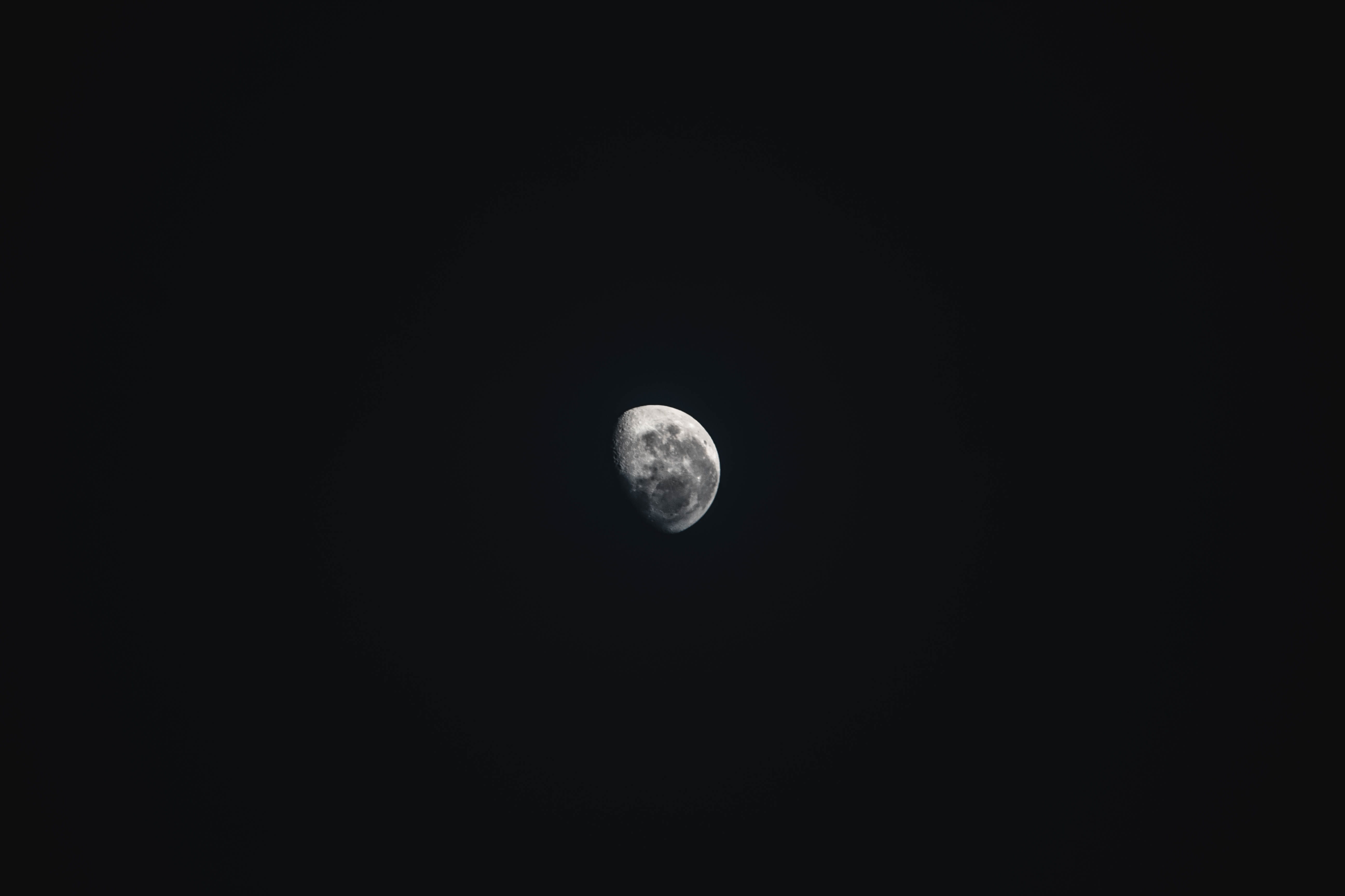half moon illustration, space, night, outdoors, outer space, astronomy