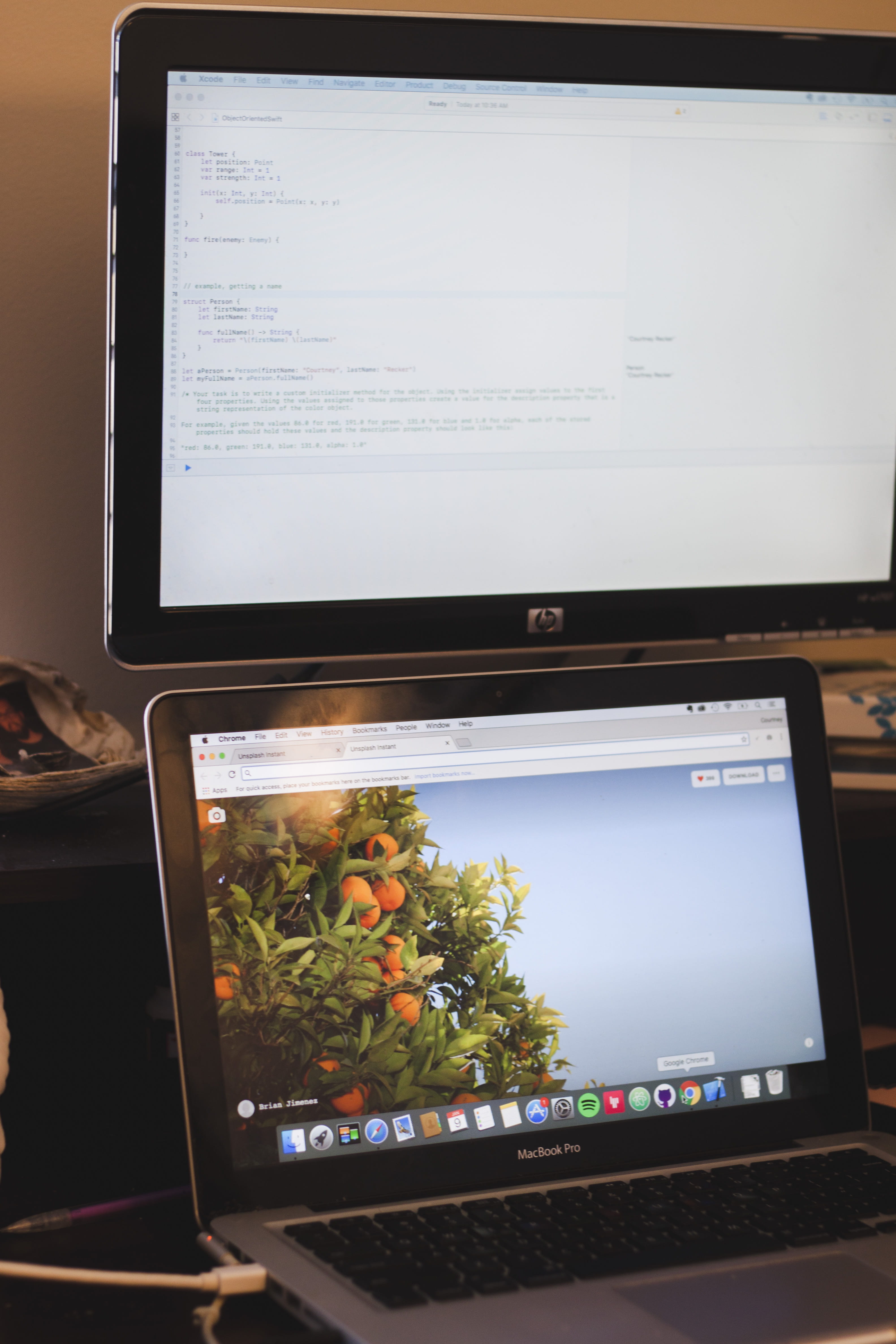 desktop, web development, coding, computer, work, technology