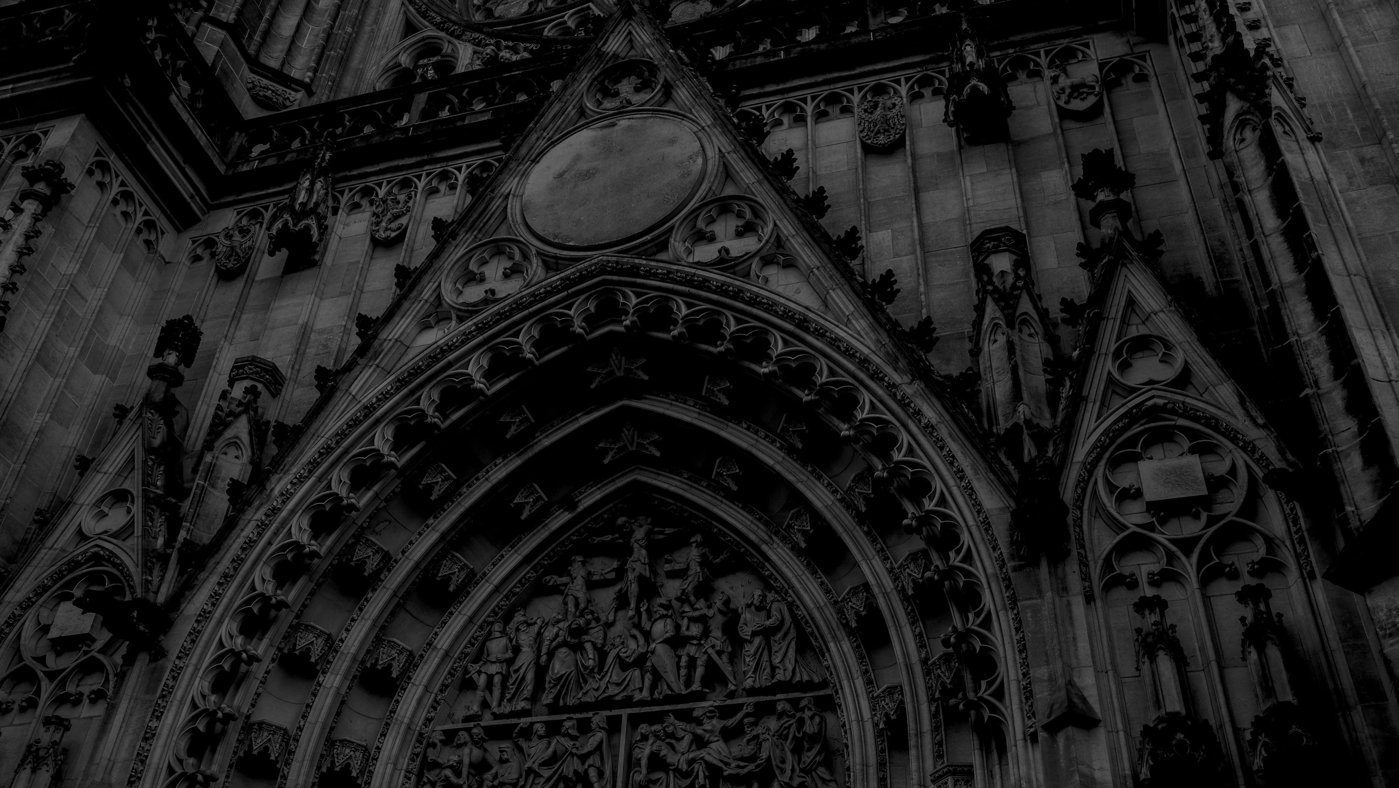 prague, czechia, dark, gothic, st vitus cathedral, architecture