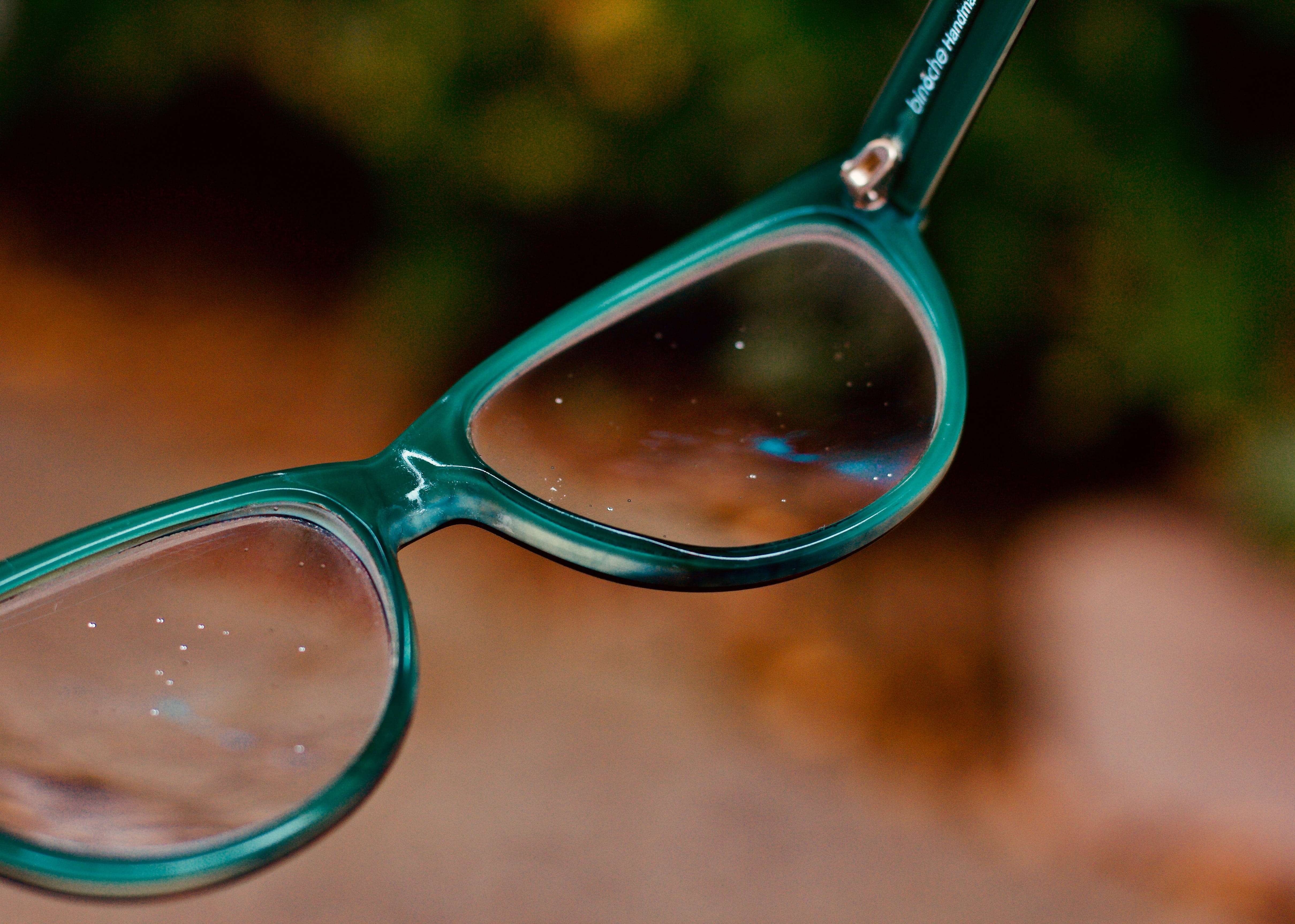 glasses, rain, raindrop, drizzle, close-up, focus on foreground