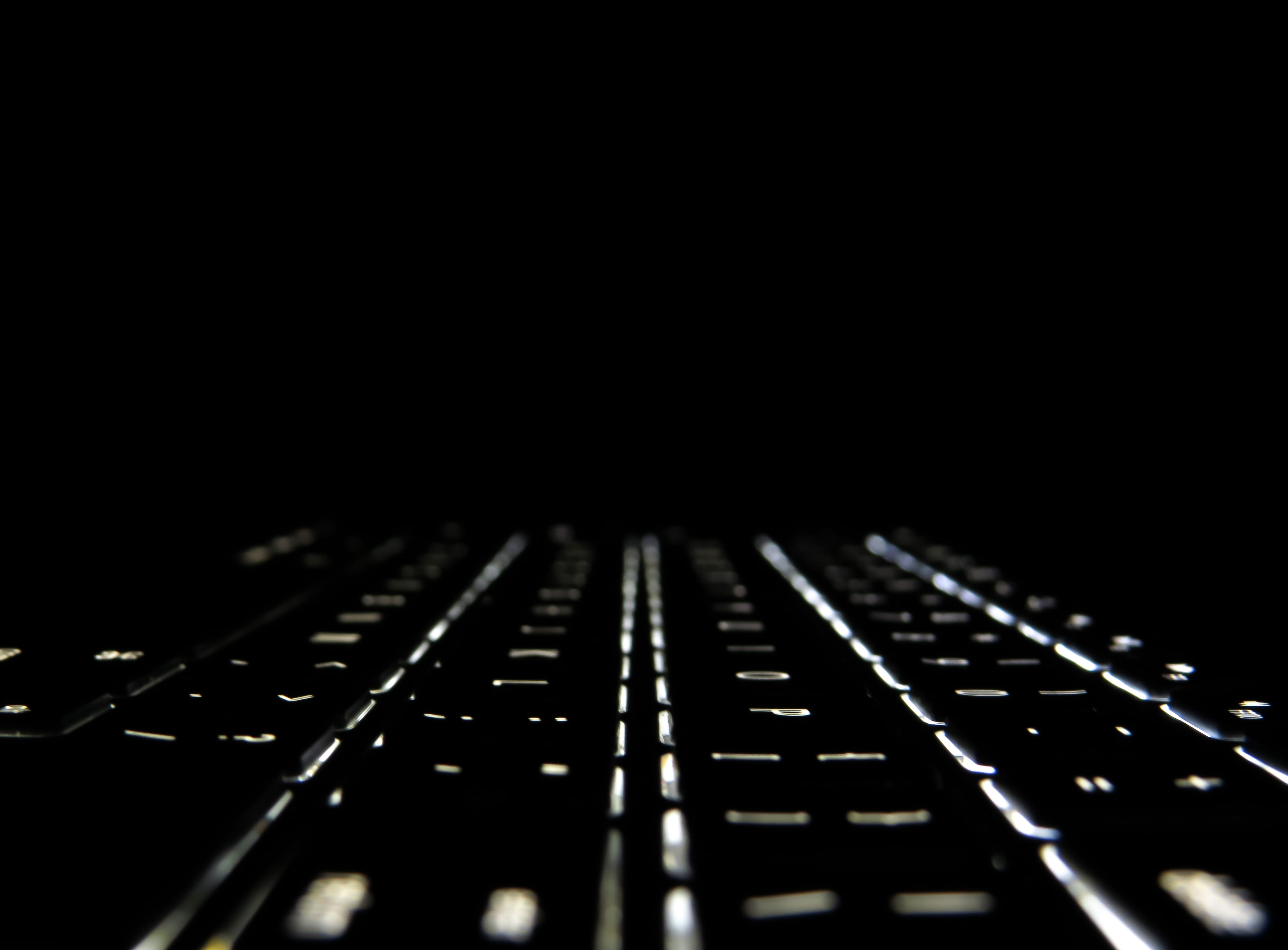 abstract, keyboard, computer, technology, light, macbook, pc