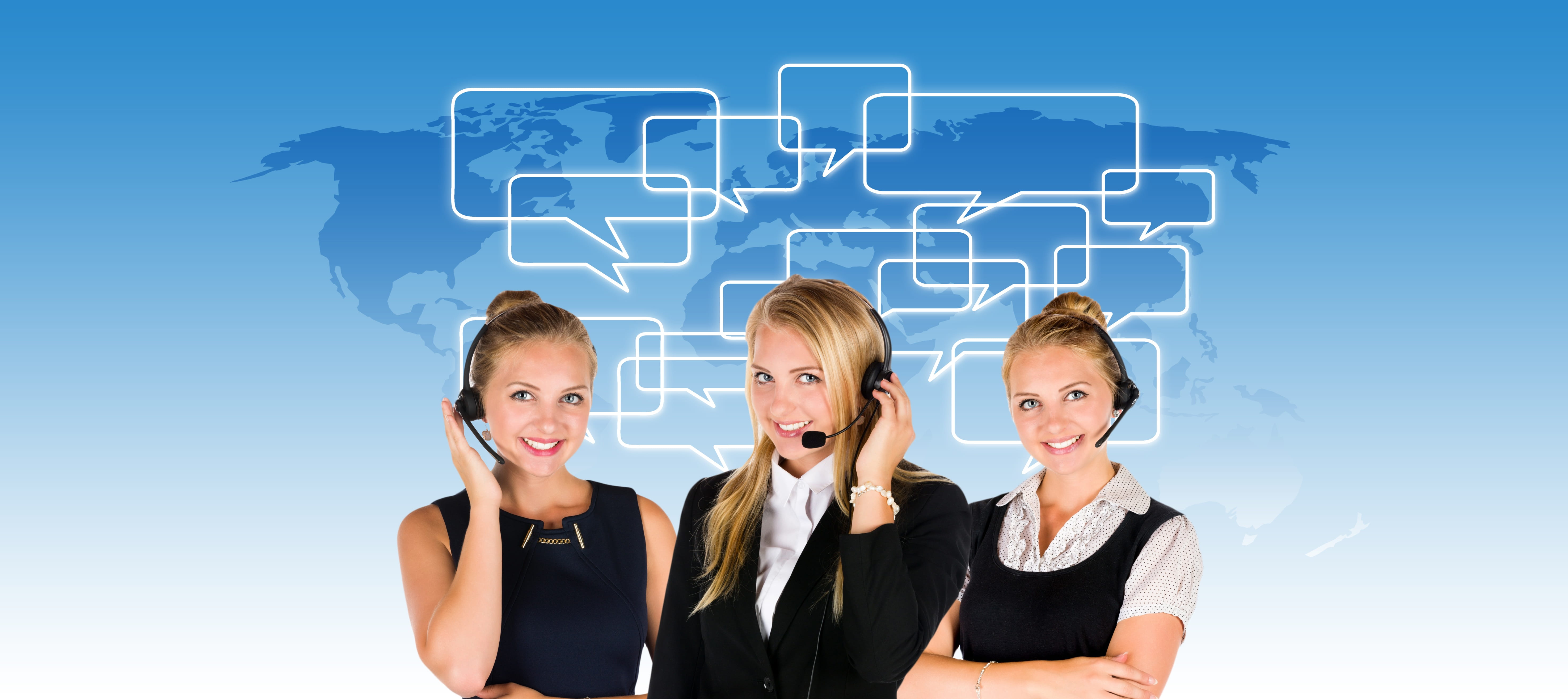 call center, headset, woman, service, consulting, information