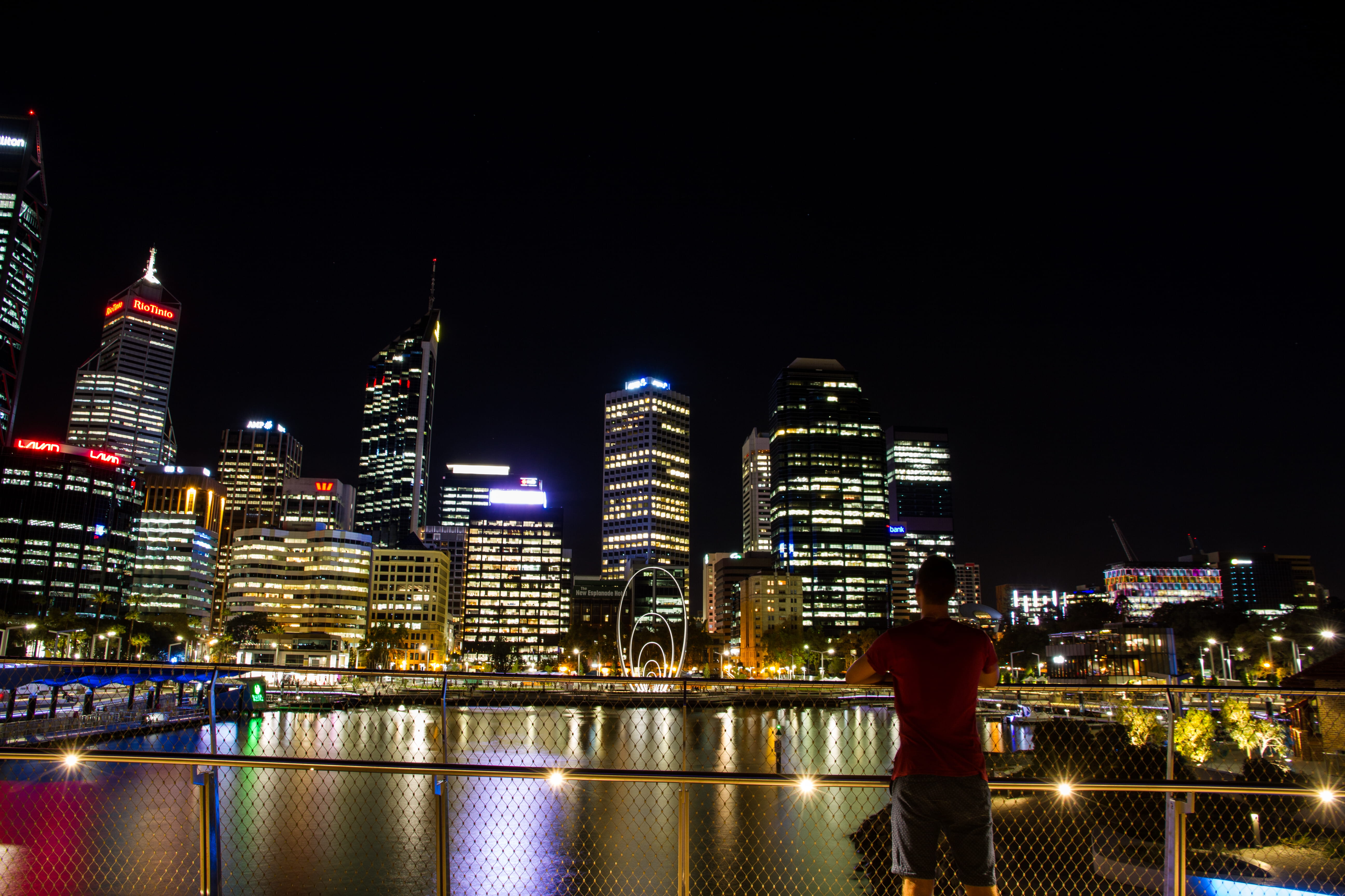 Free download | HD wallpaper: perth, elizabeth quay, nightlife, night ...