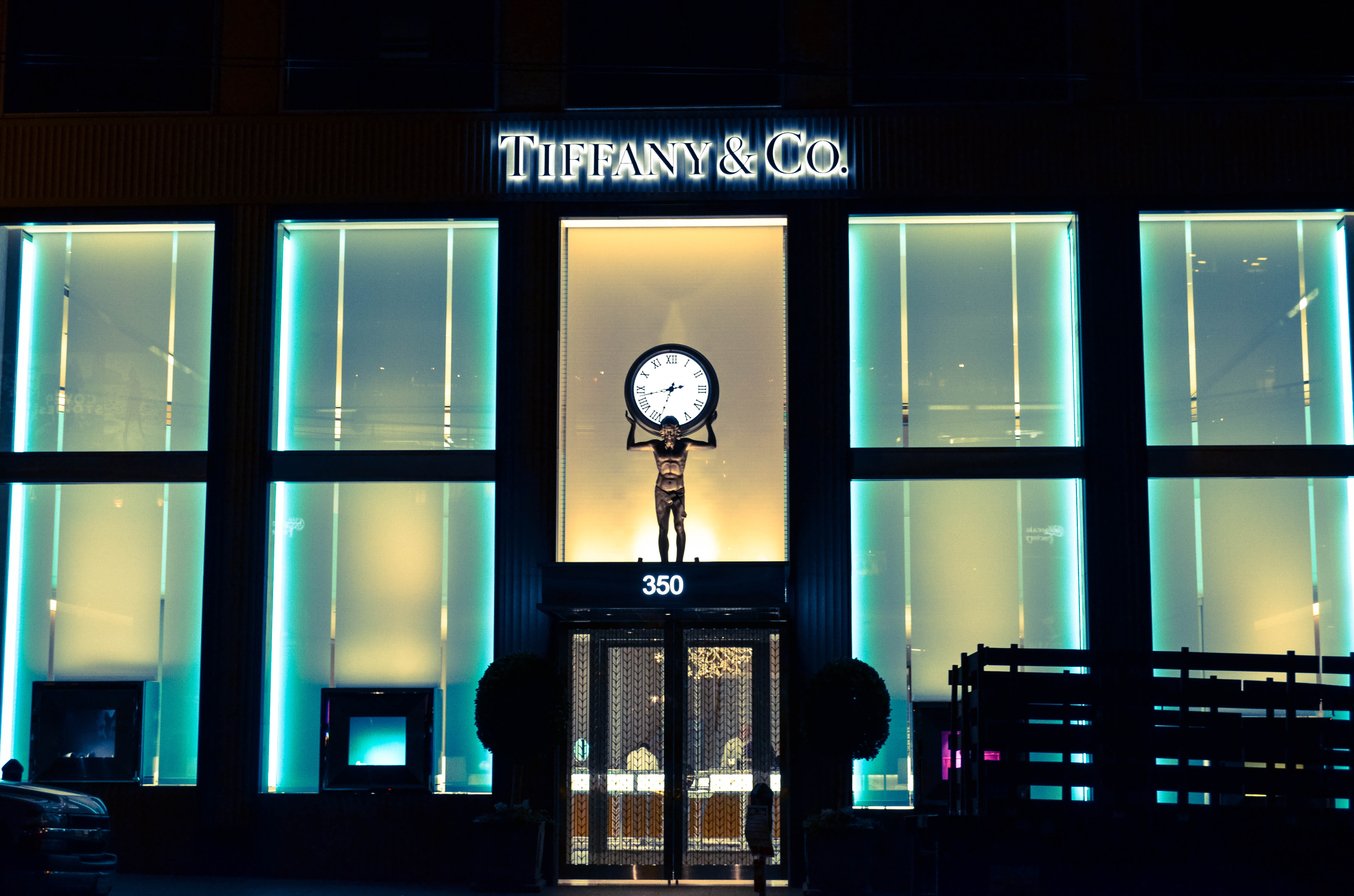 san francisco, united states, building, statue, clock, tiffany