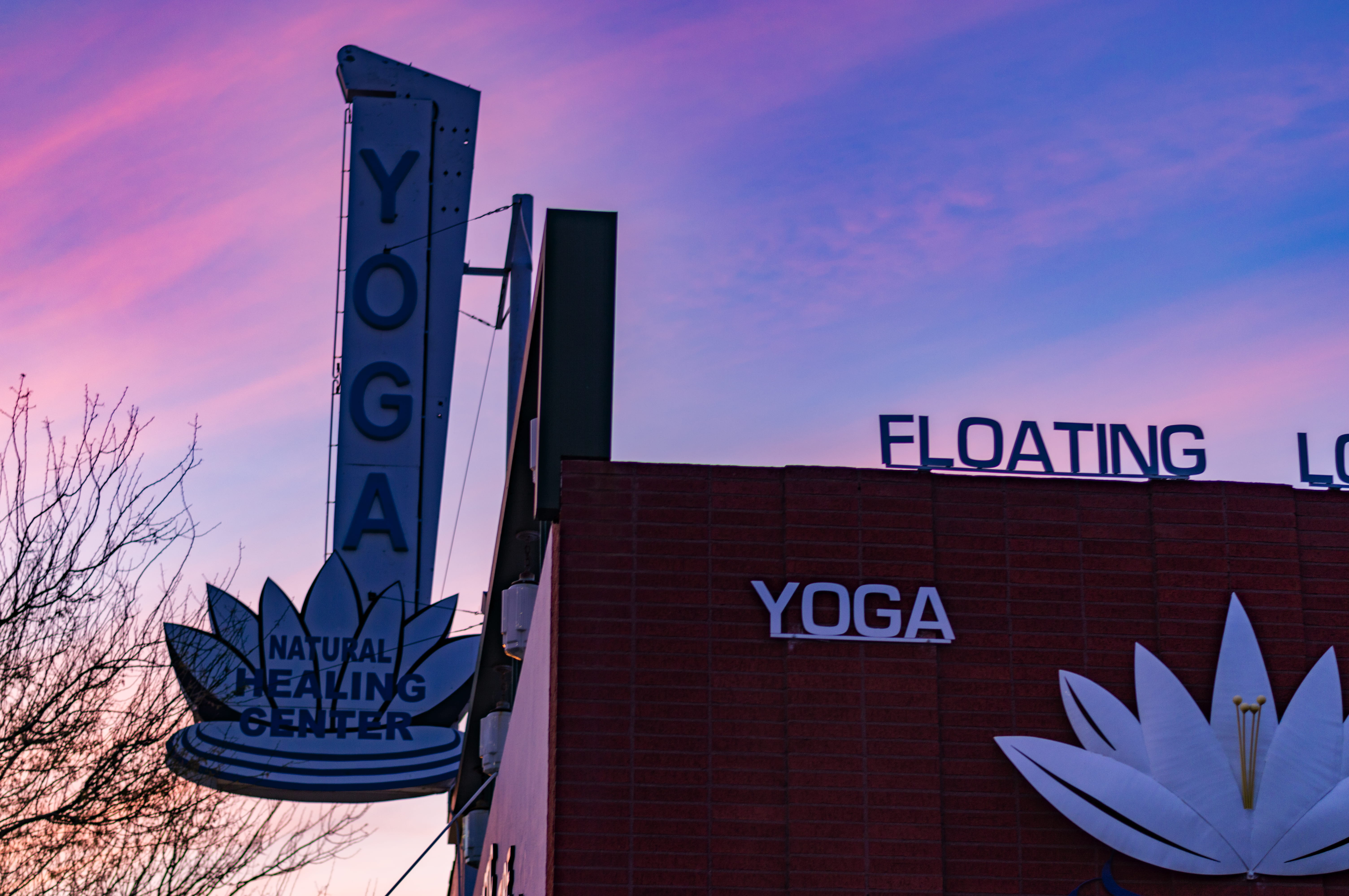 yoga, text, communication, western script, sign, sky, architecture