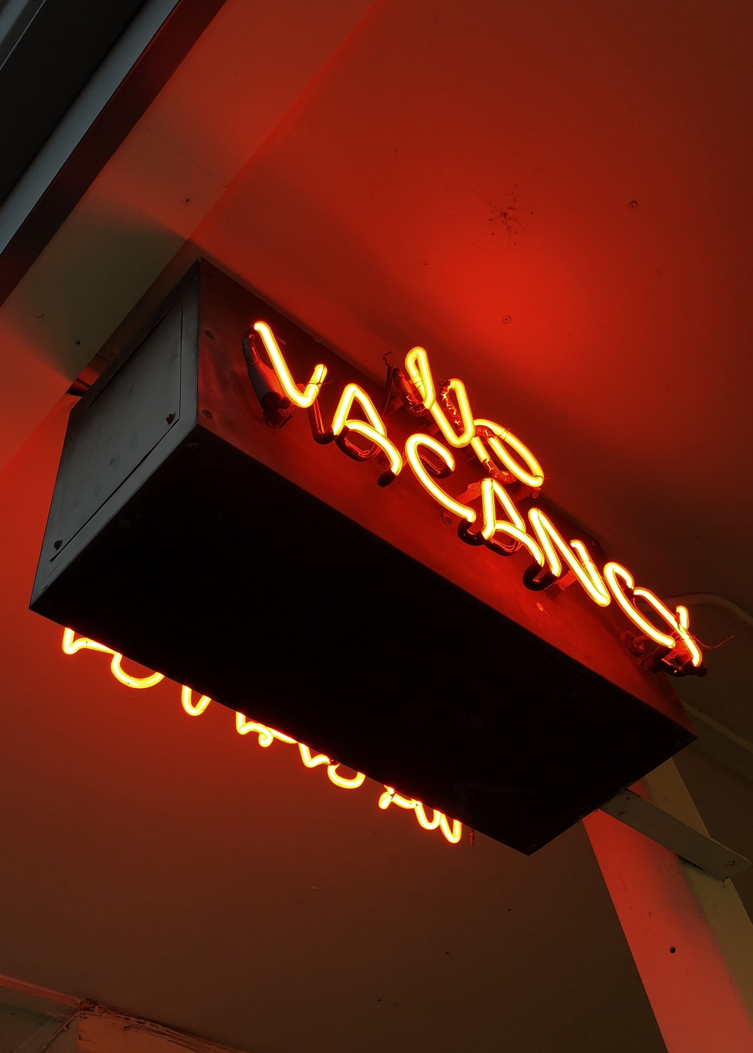 no vacancy neon light signage turned-on, 1224 s congress ave