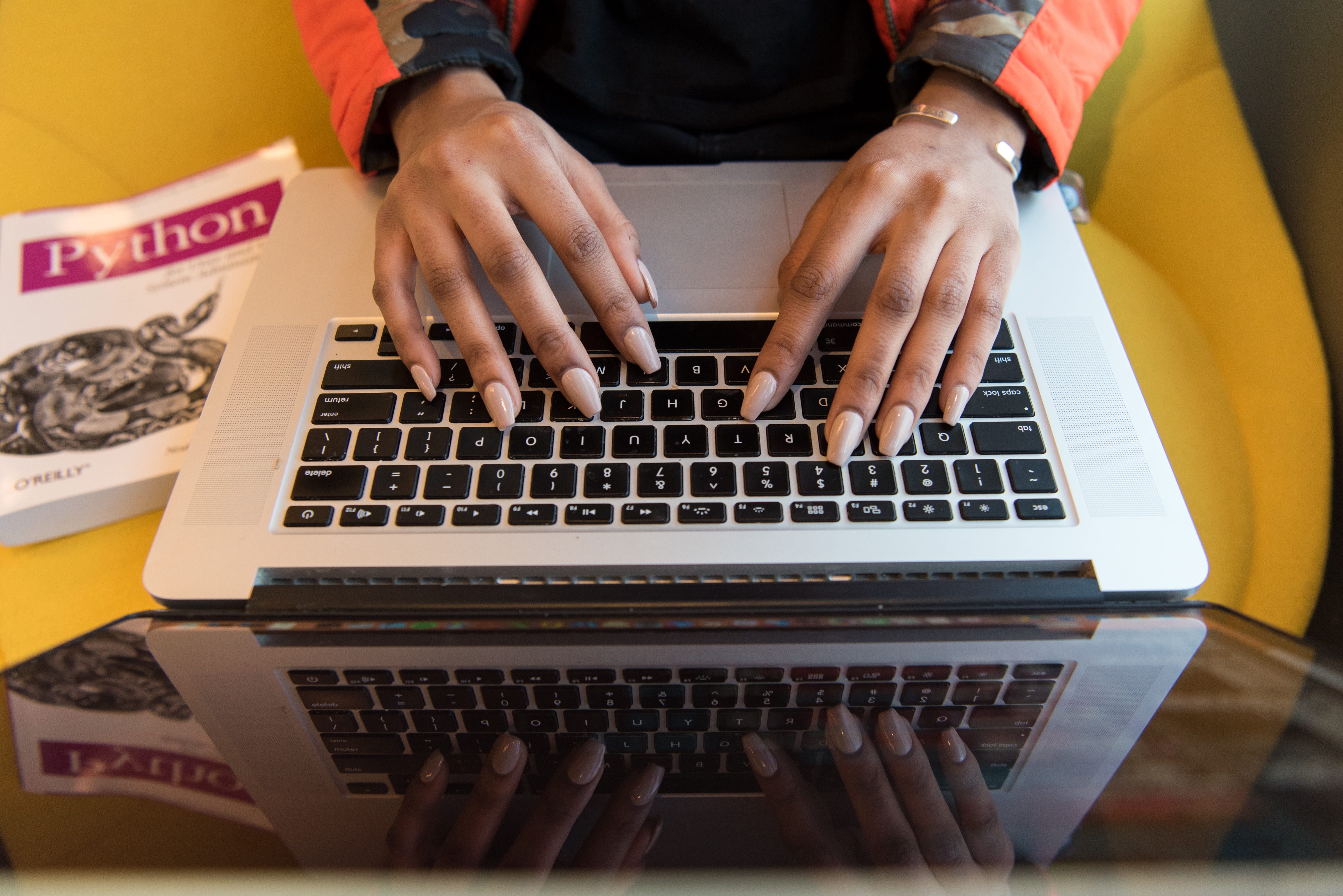 Person Typing On Macbook Pro, coding, computer, developer, development