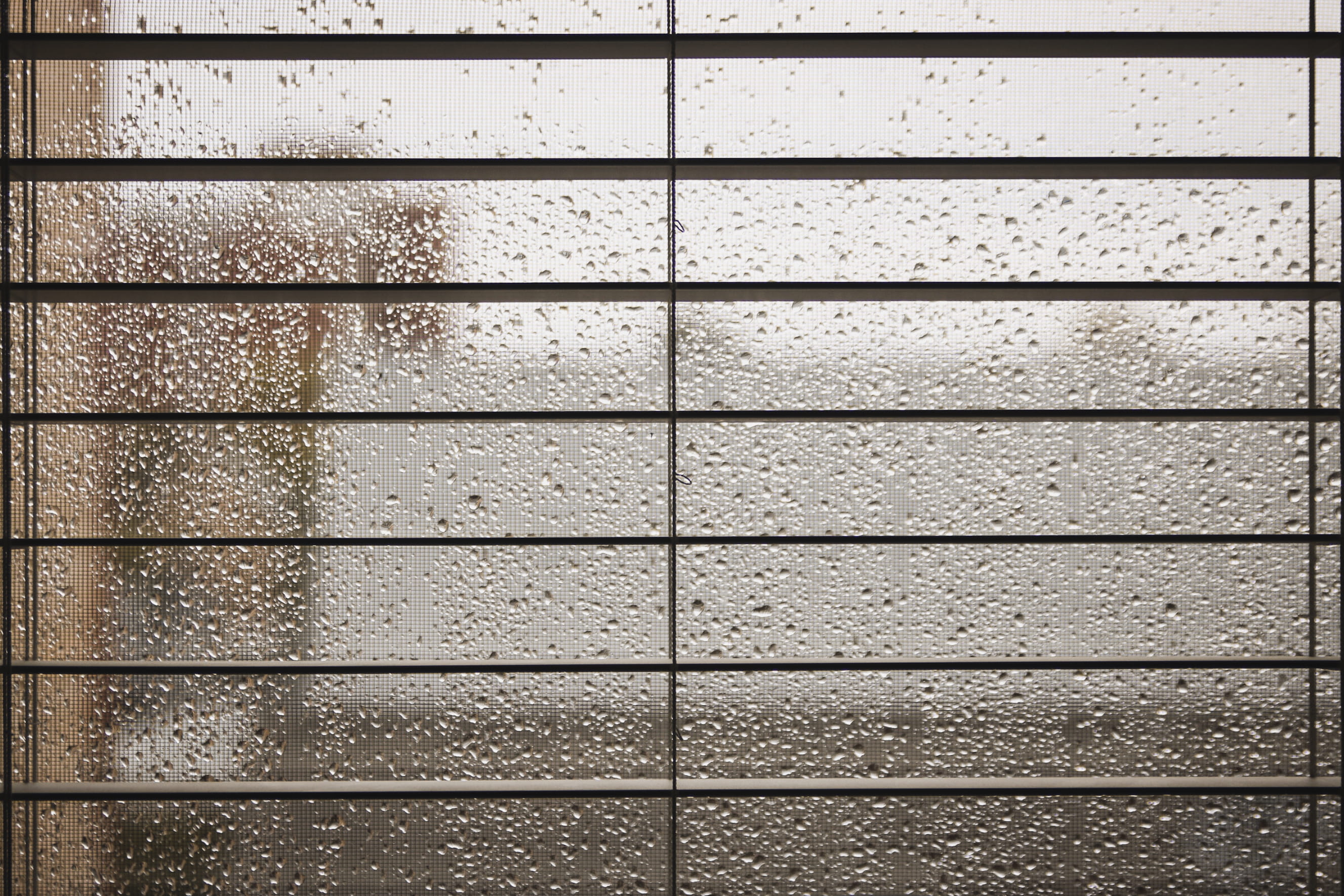 blind, window, rain, backgrounds, full frame, pattern, no people