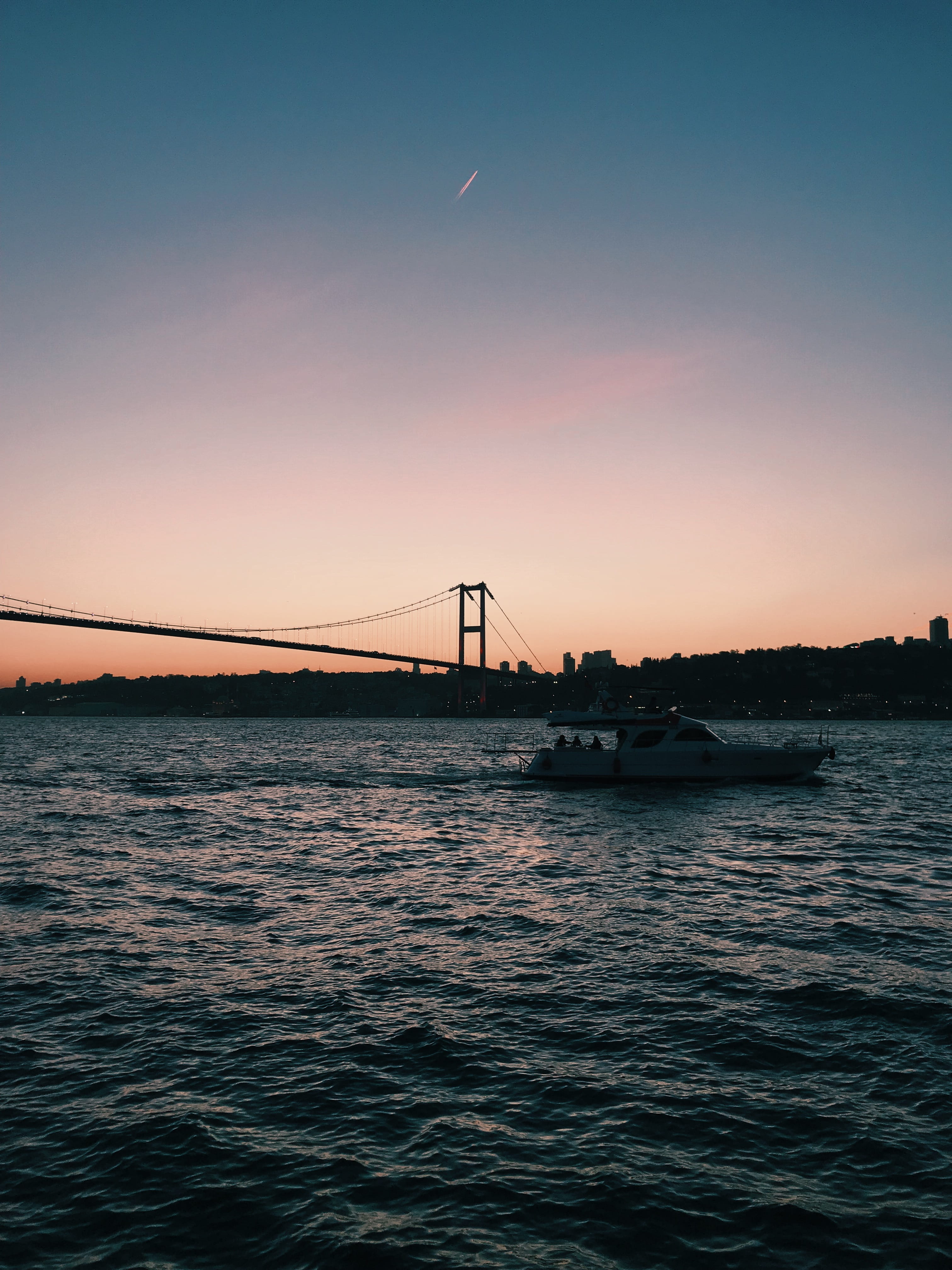 water, sky, transportation, bridge, waterfront, bridge - man made structure