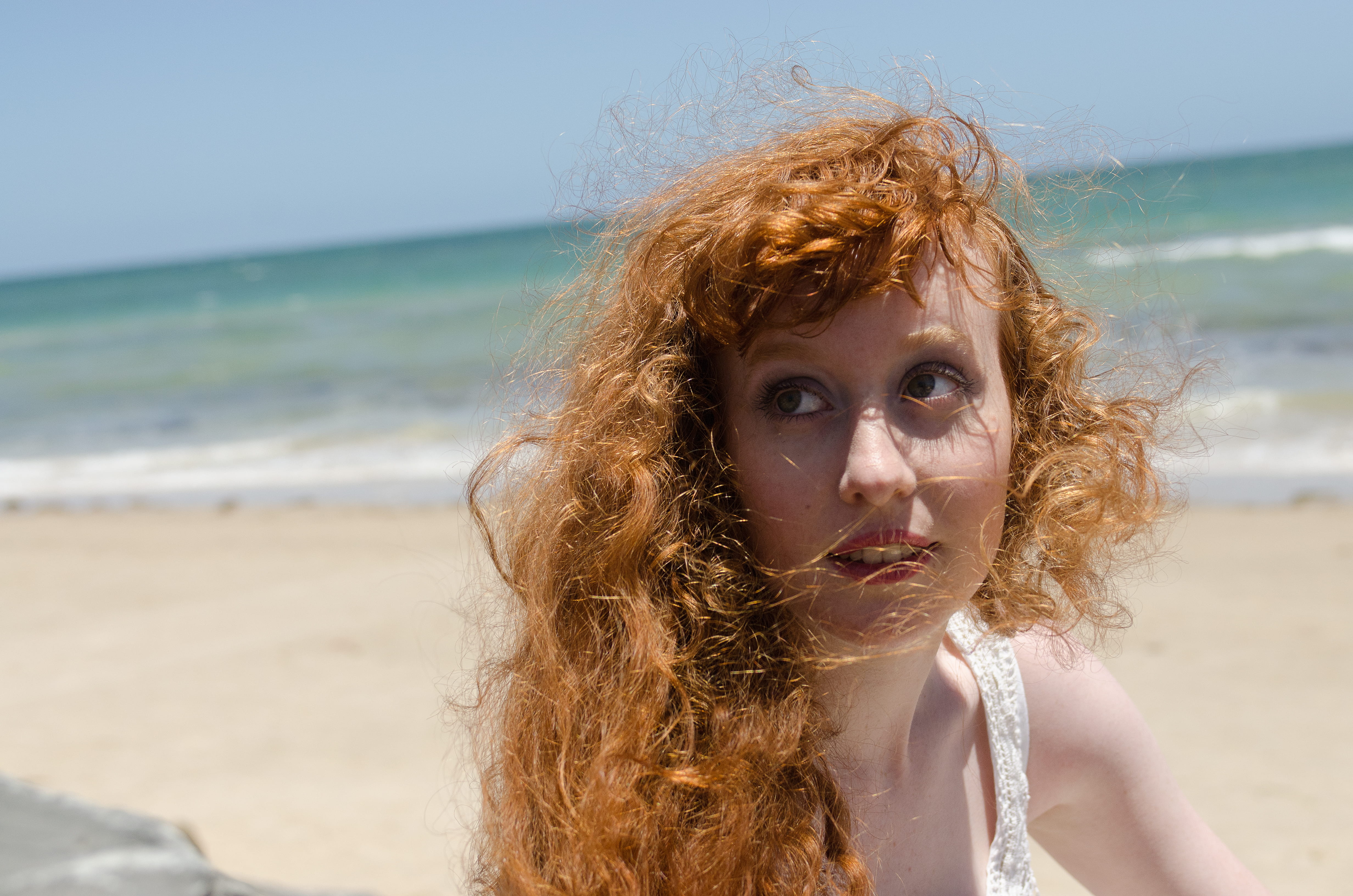 Free Download Hd Wallpaper Australia Brighton Redhead Woman Girl
