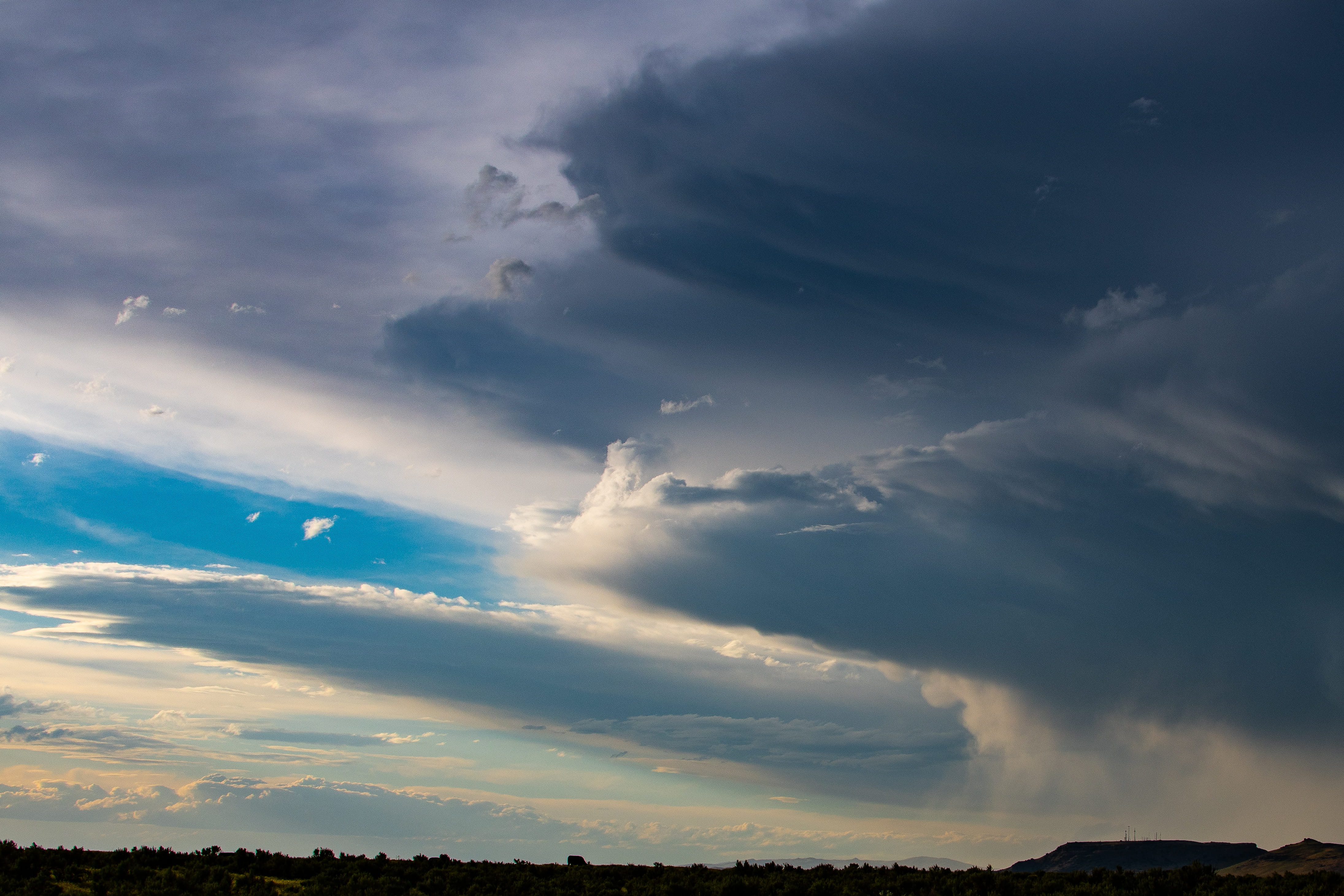 Selective Focus Photography of Cloudy Sky, clouds, cloudscape