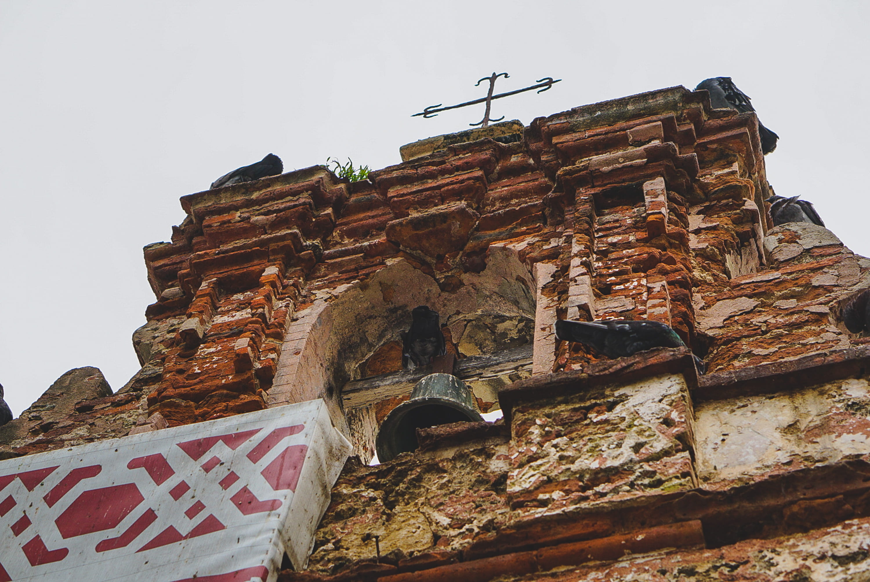 colonial, old chapel, low angle view, architecture, built structure