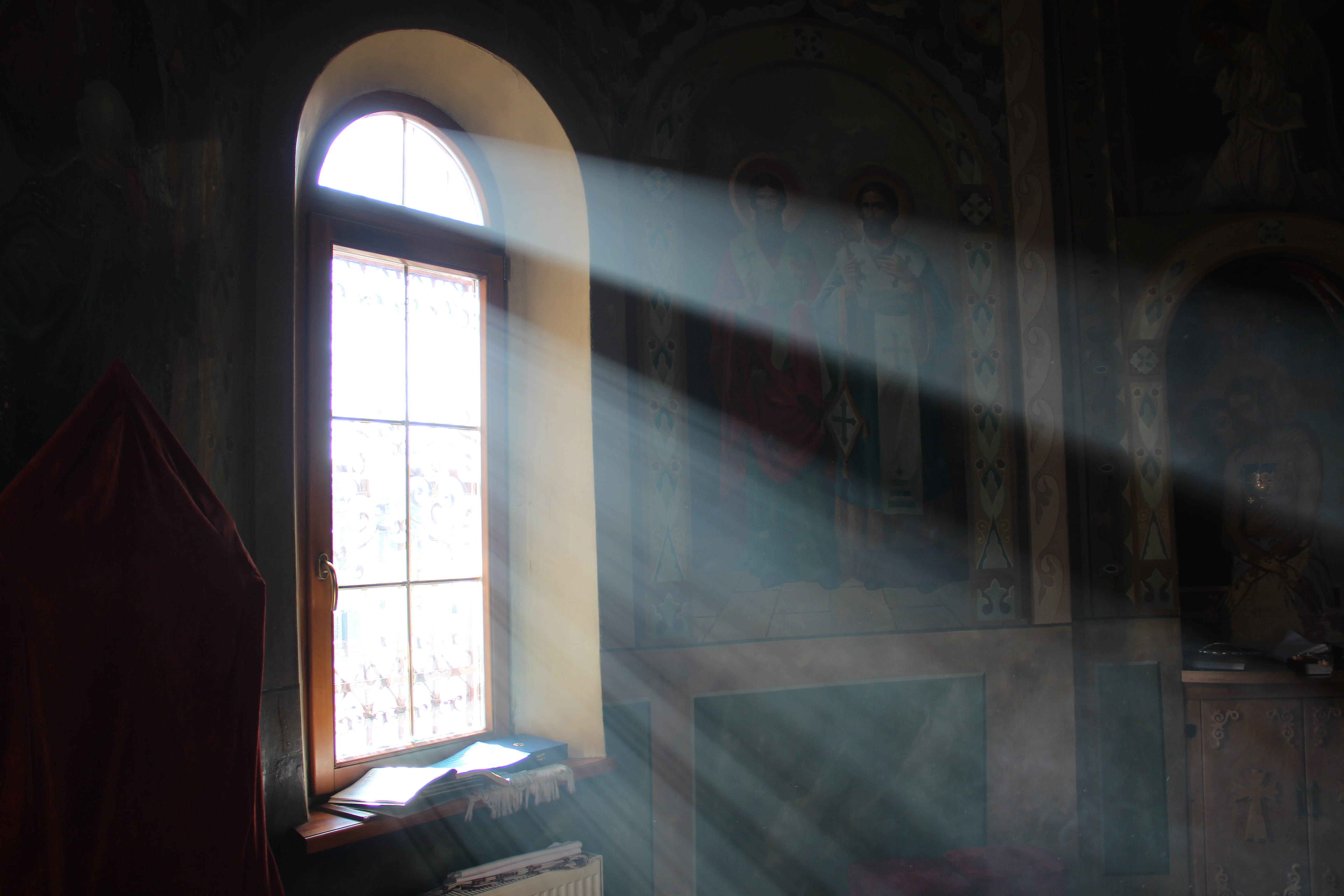 light, window, temple, indoors, architecture, built structure