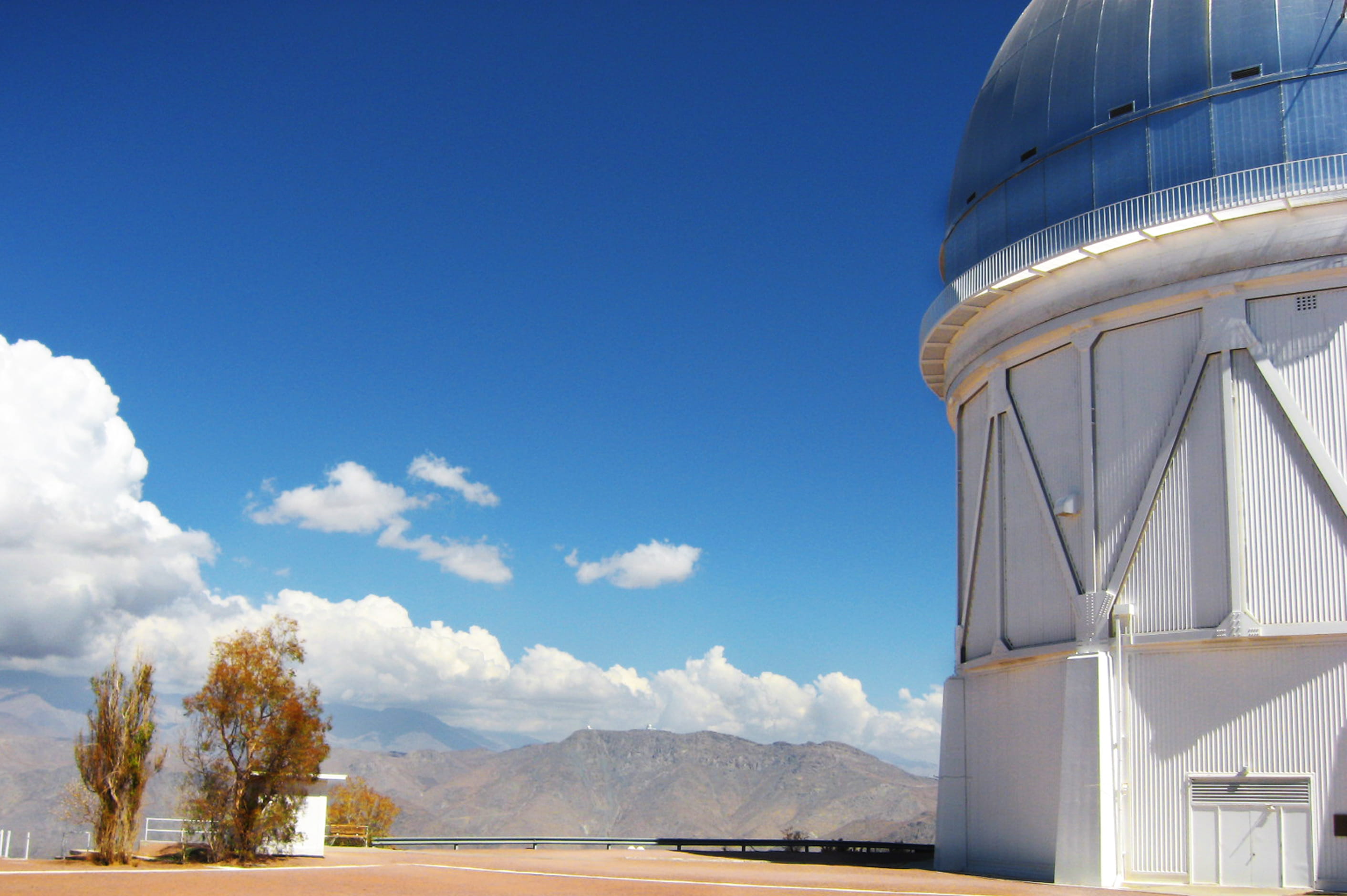 chile, iv región, observatorio astronómico tololo, blue, observatory