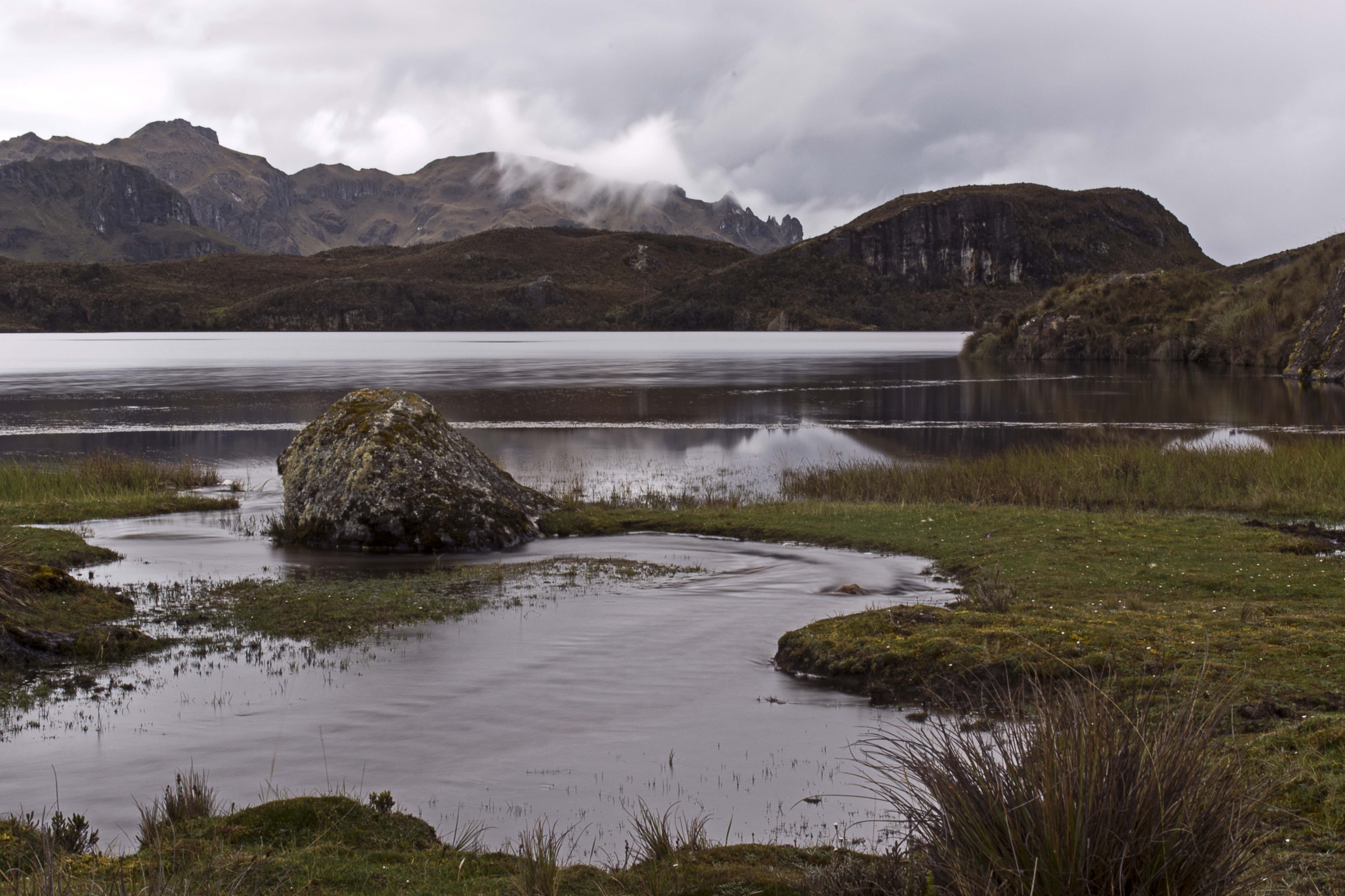 ecuador, el cajas national park, landscape, cuenca, lake, natura