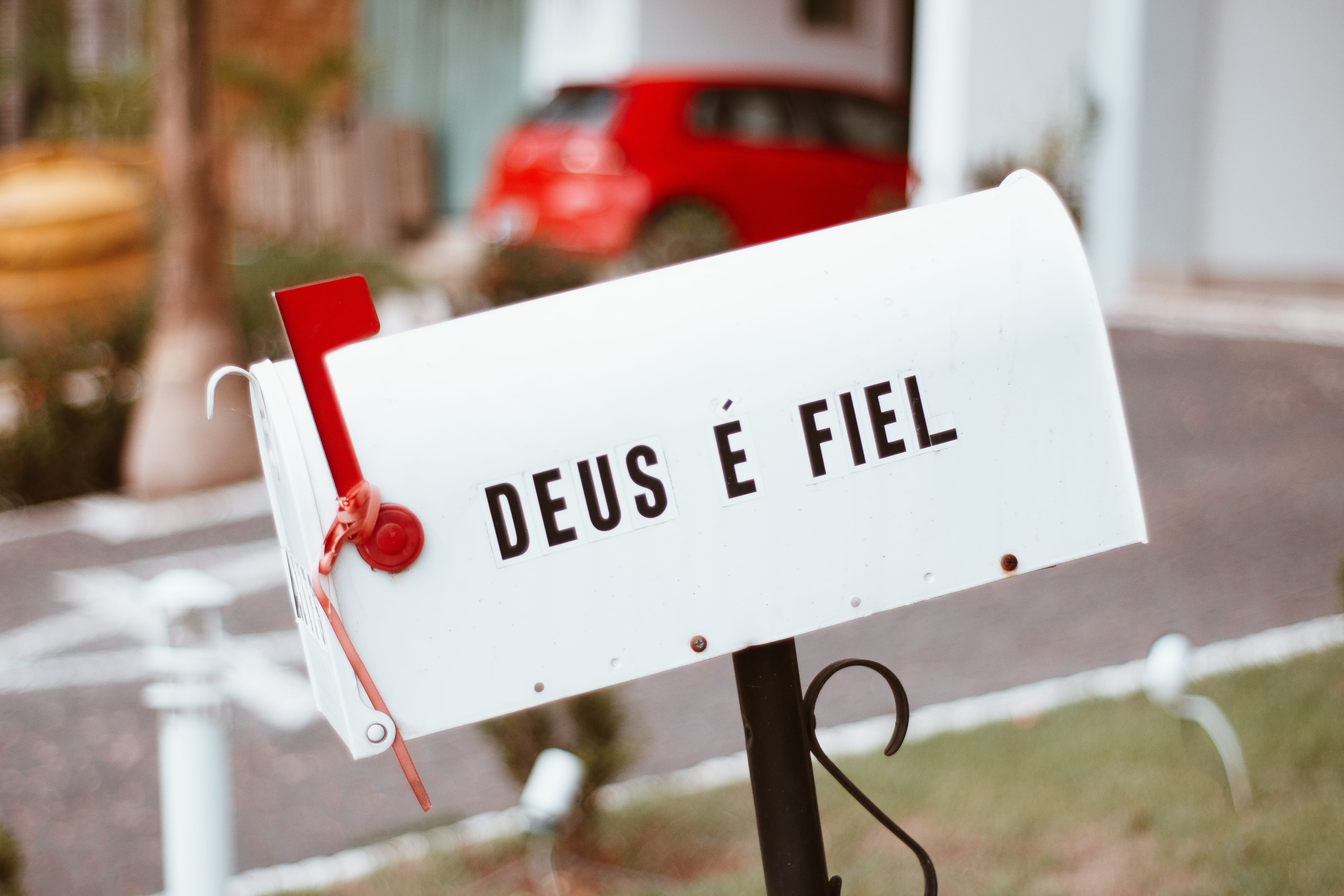 selective focus mailbox, text, western script, communication