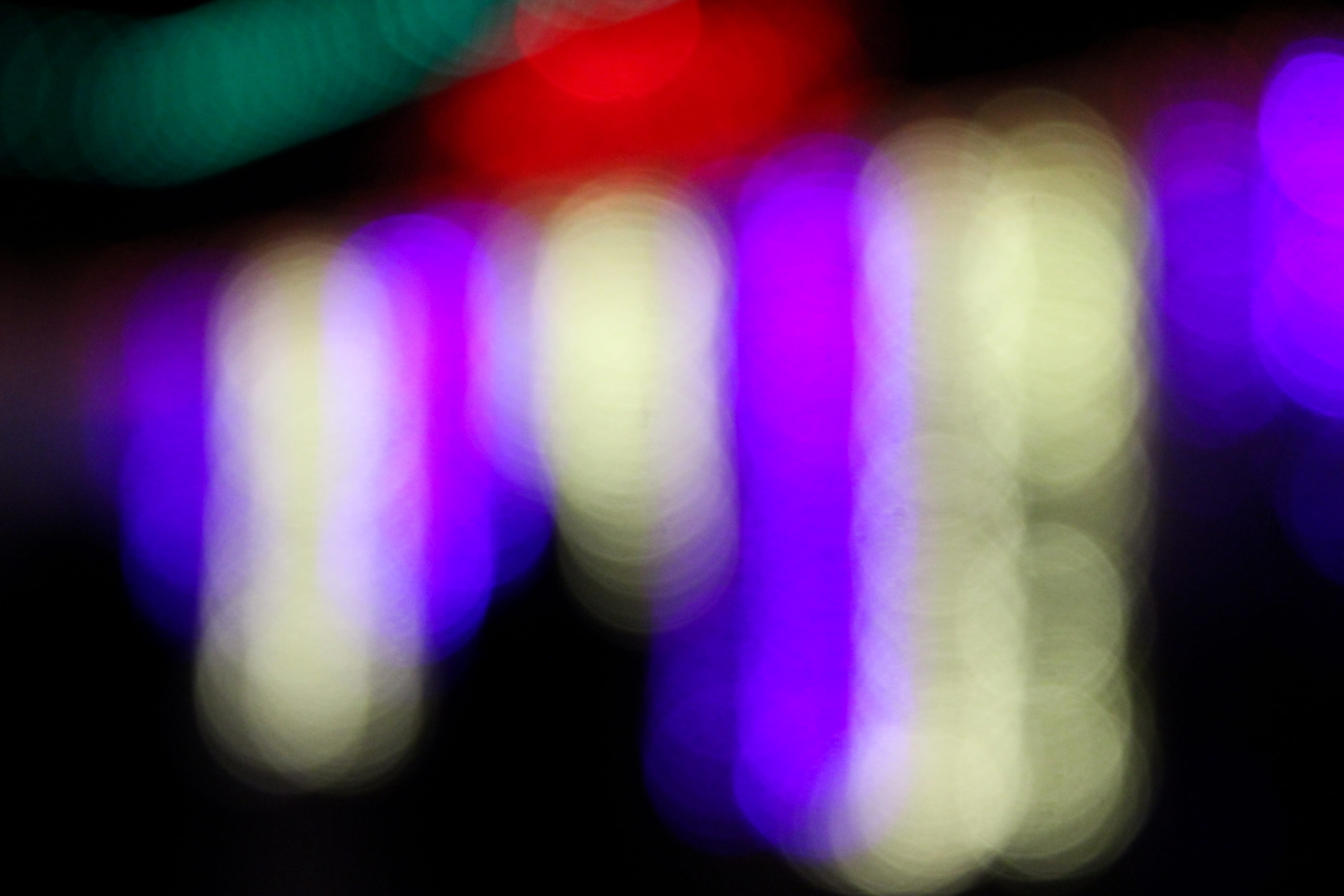 lights, bokeh, illuminated, defocused, multi colored, glowing