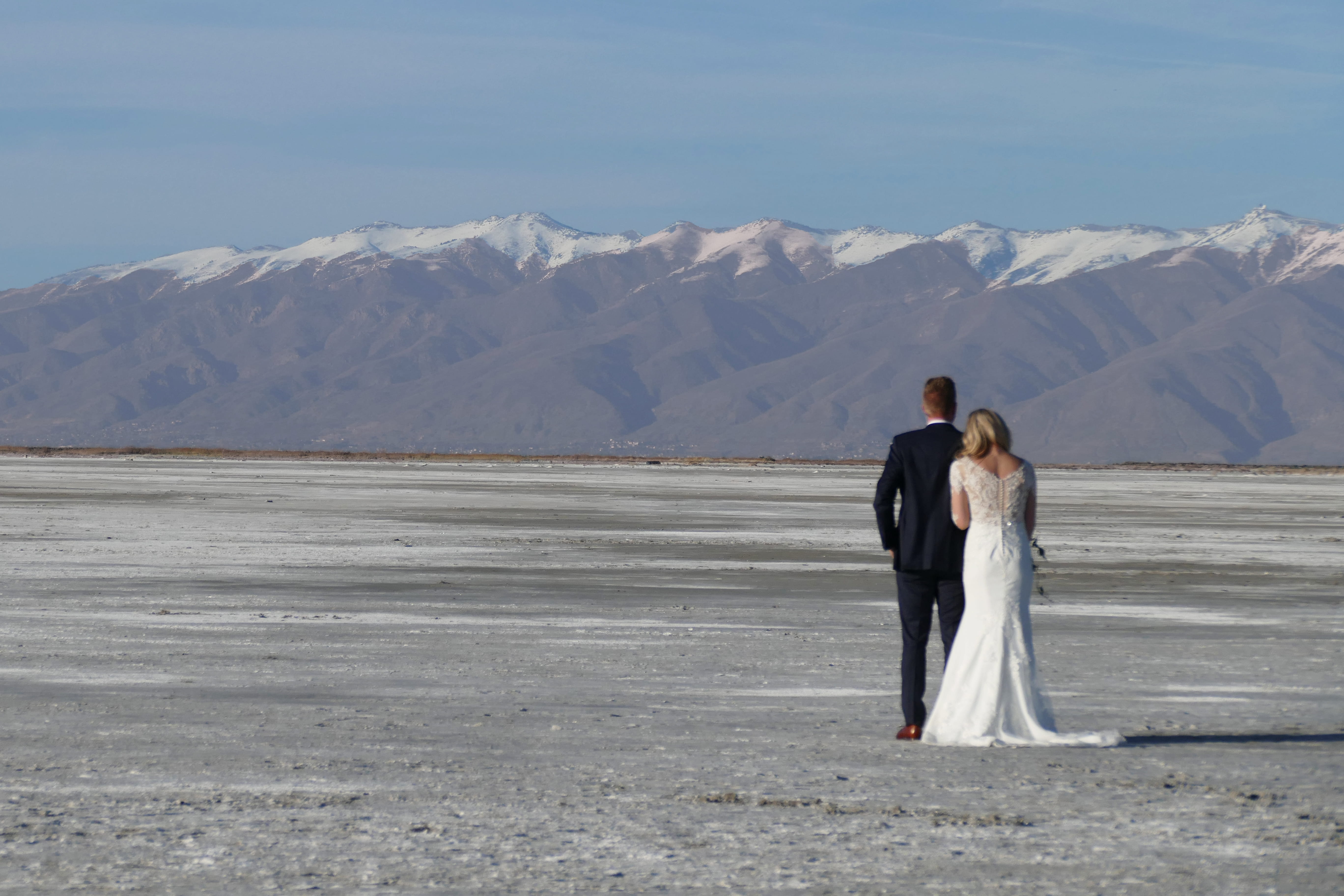 united states, great salt lake, mountains, wedding, dress, love