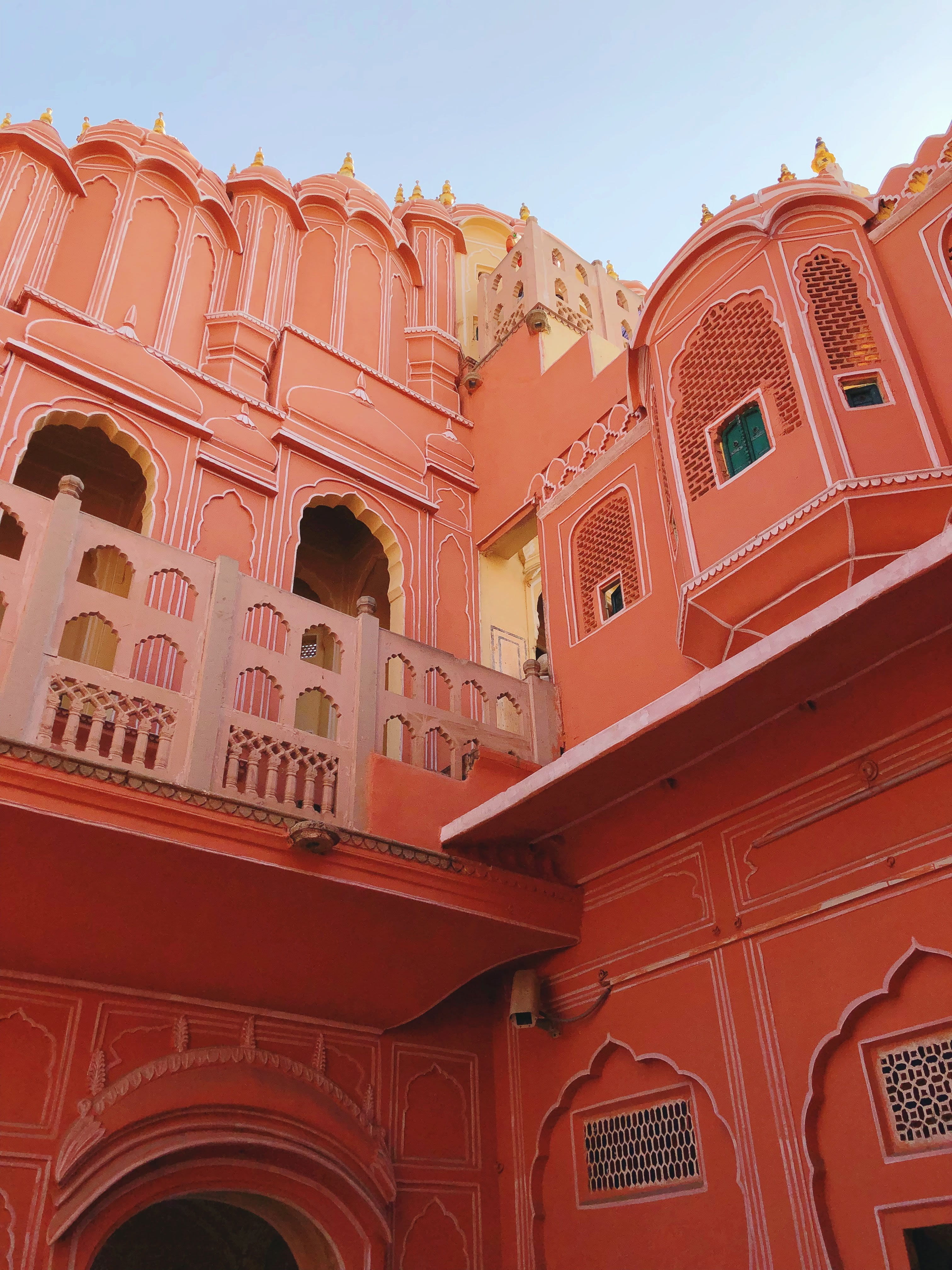 red concrete building, built structure, architecture, building exterior