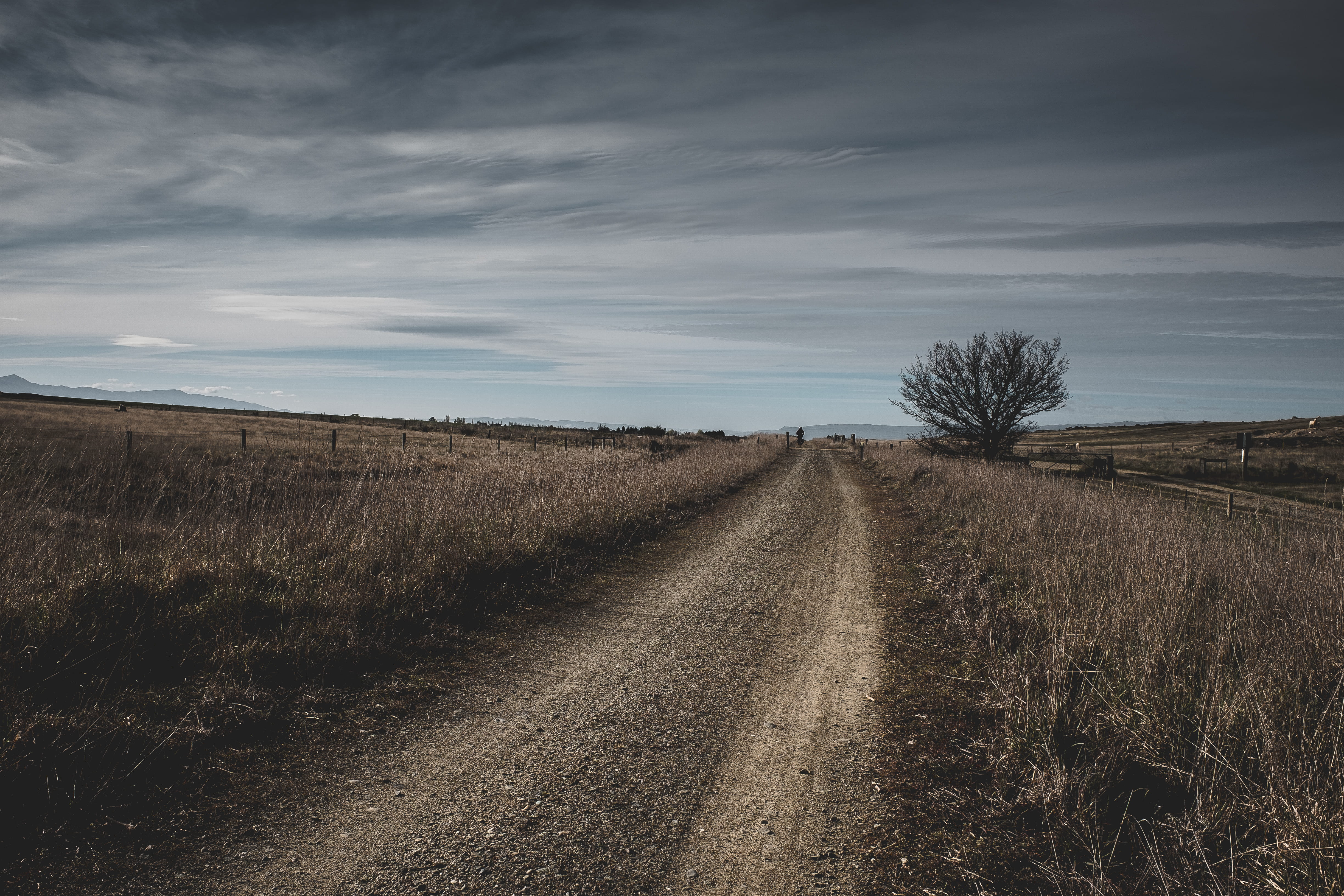 roadway, sky, cloud - sky, landscape, direction, environment