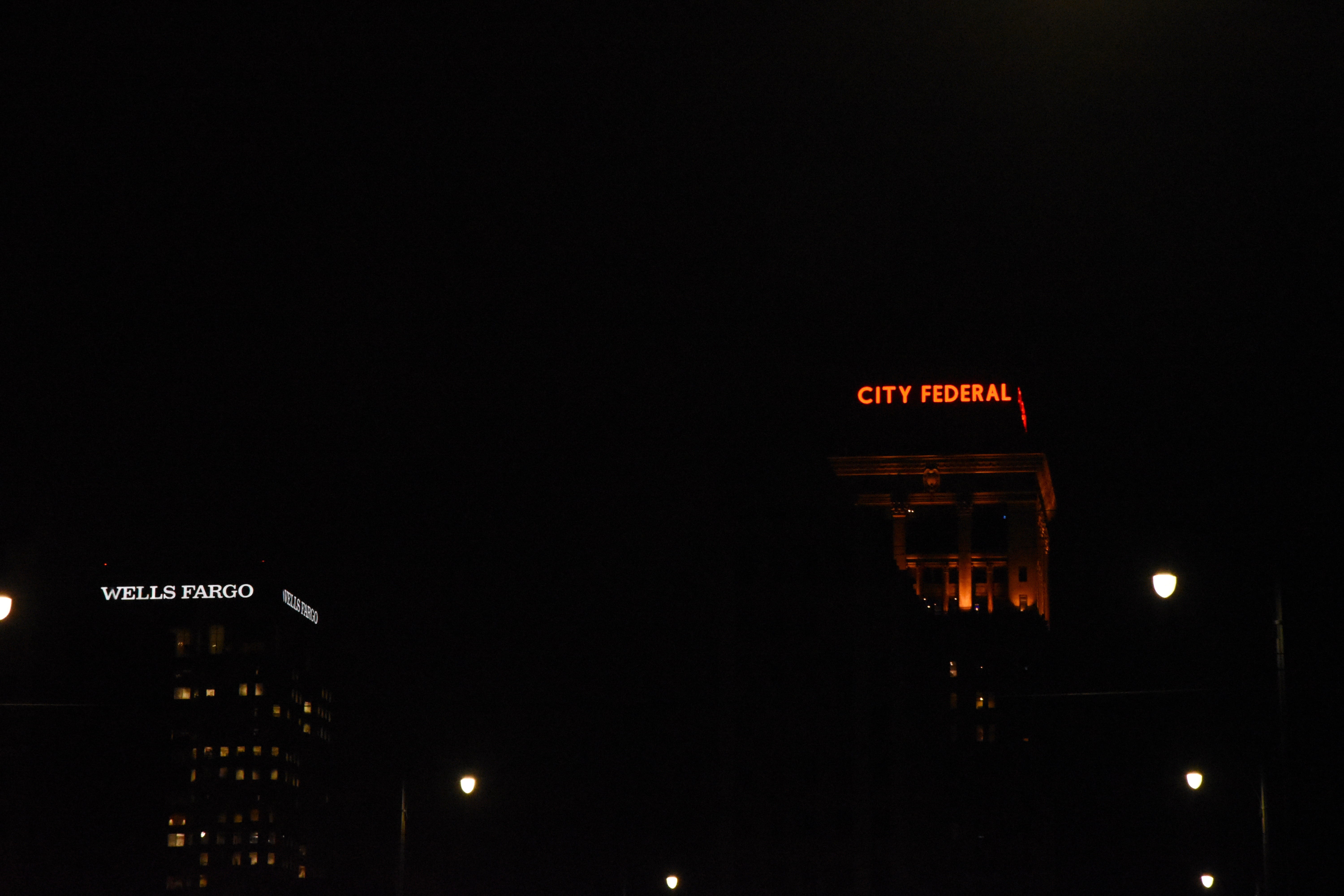 united states, al, city, birmingham, night, illuminated, architecture