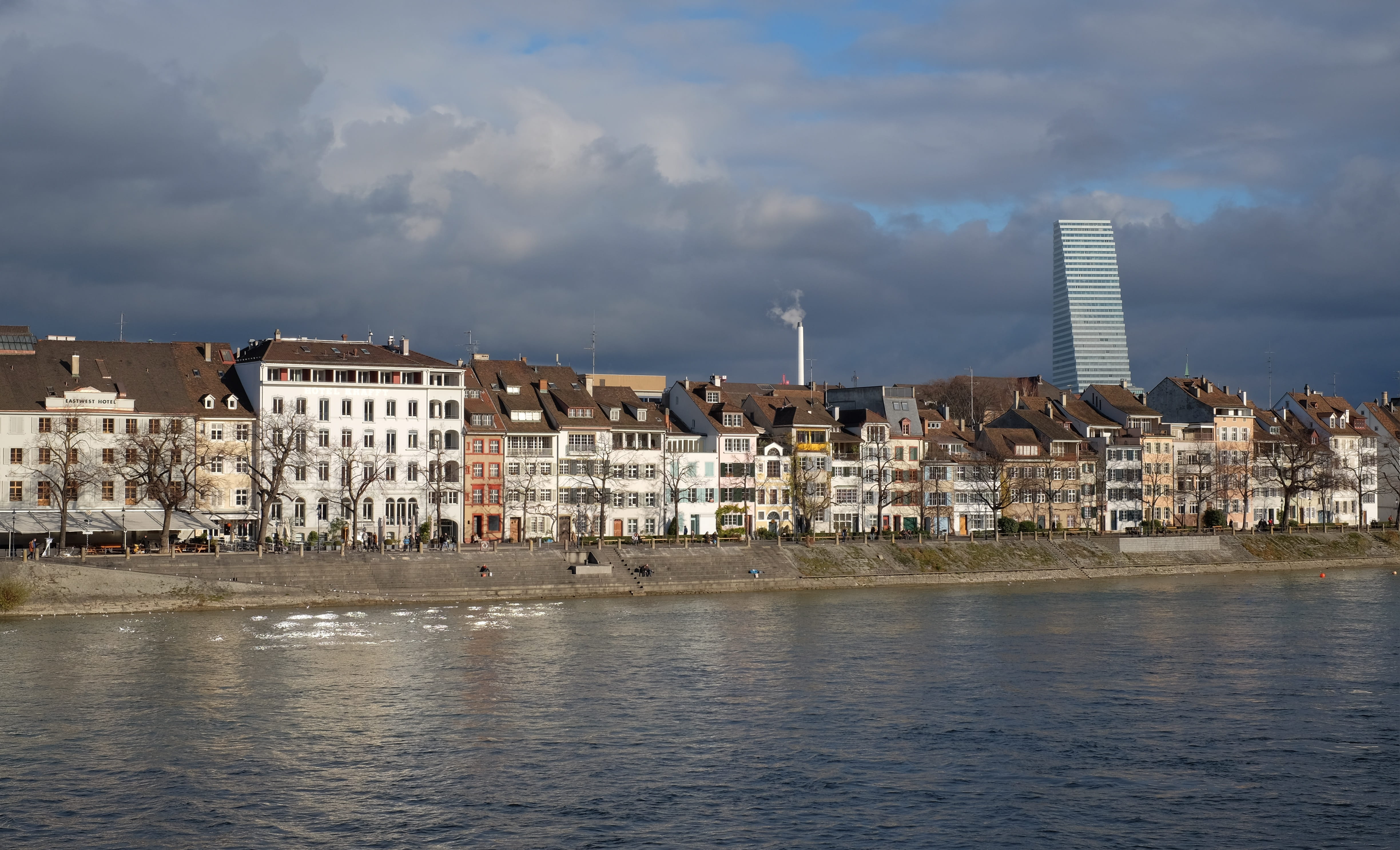 shore, beach, construction, residence, concrete, cloud, cloudy