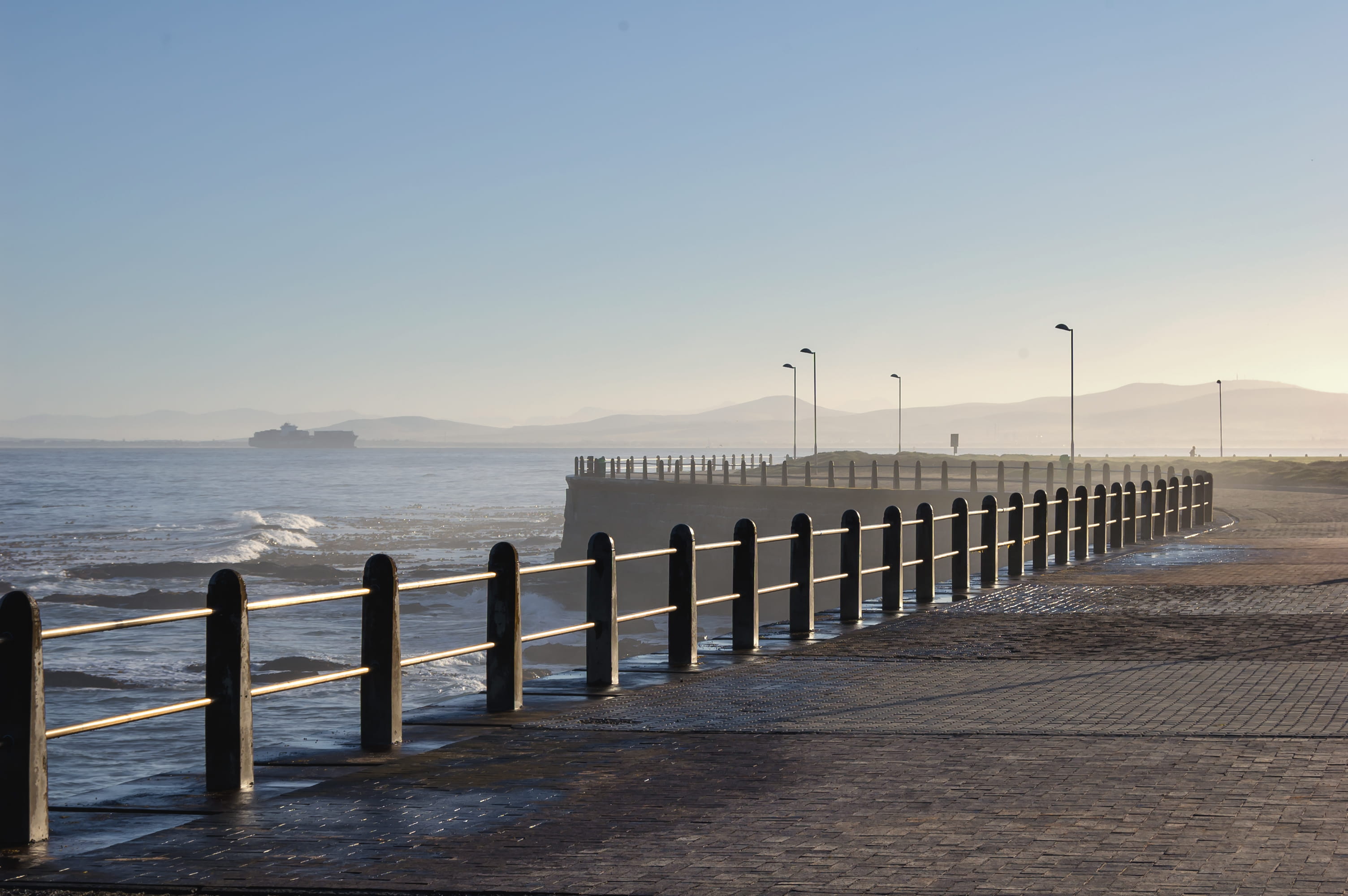 Free download | HD wallpaper: water, railing, waterfront, handrail