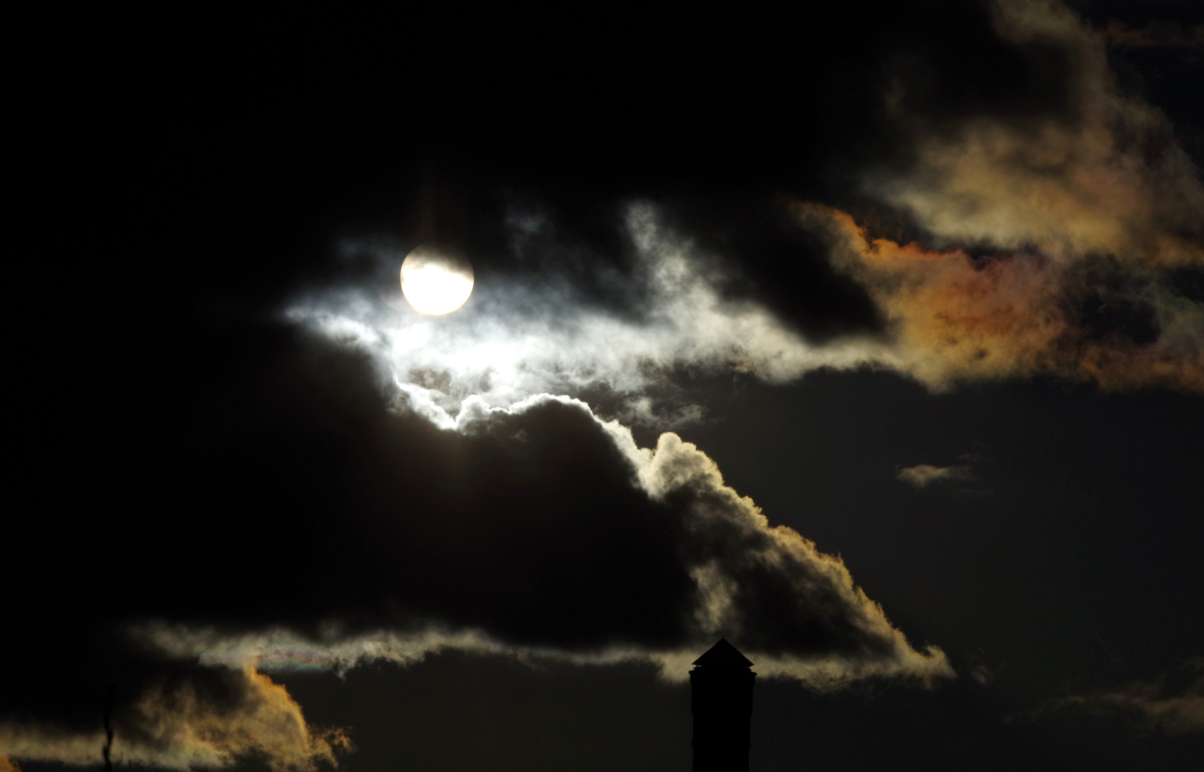 clouds, dark, mood, sun, dramatic, sky, cloud - sky, night