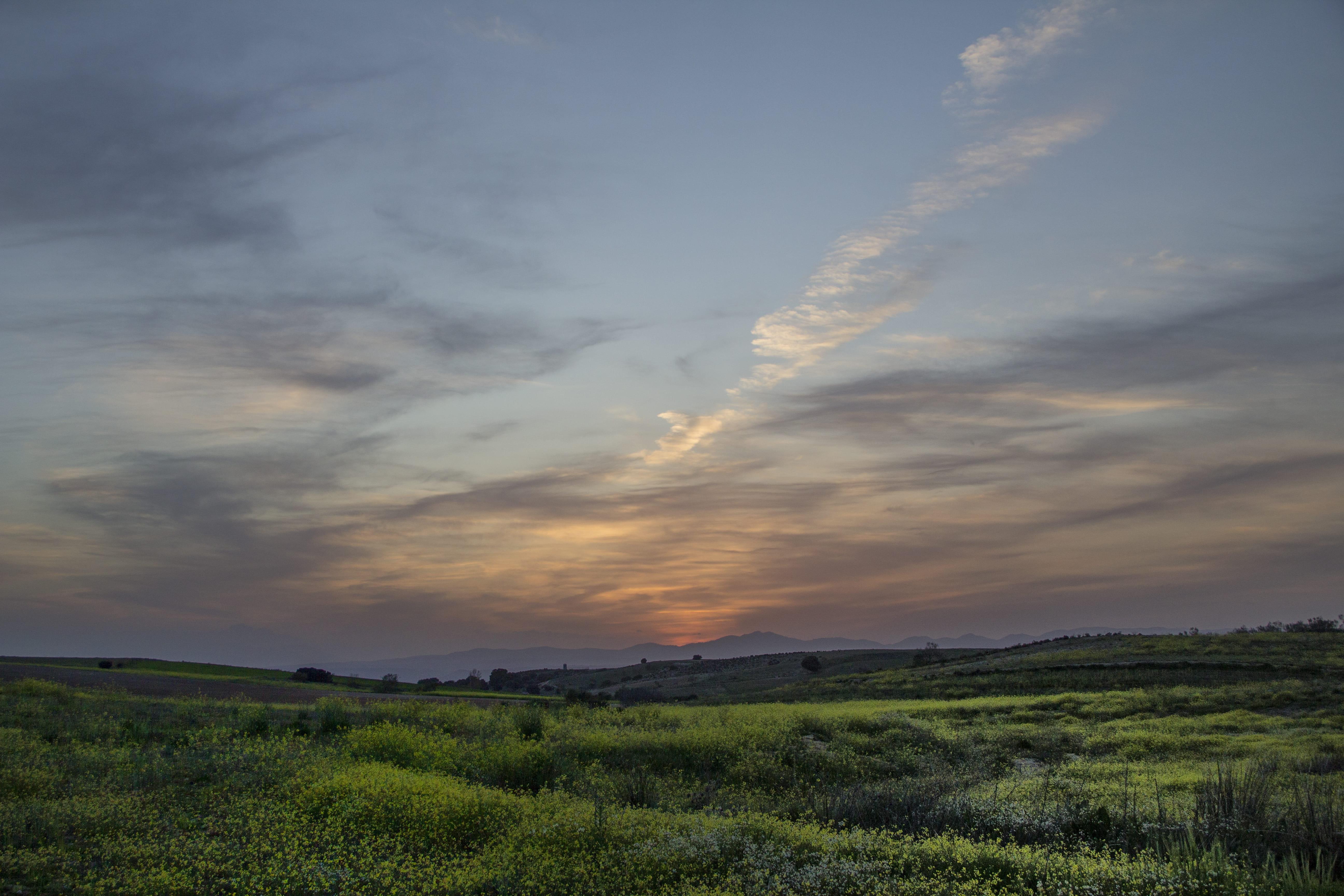 sunset, clouds, sky, scenics - nature, cloud - sky, tranquil scene