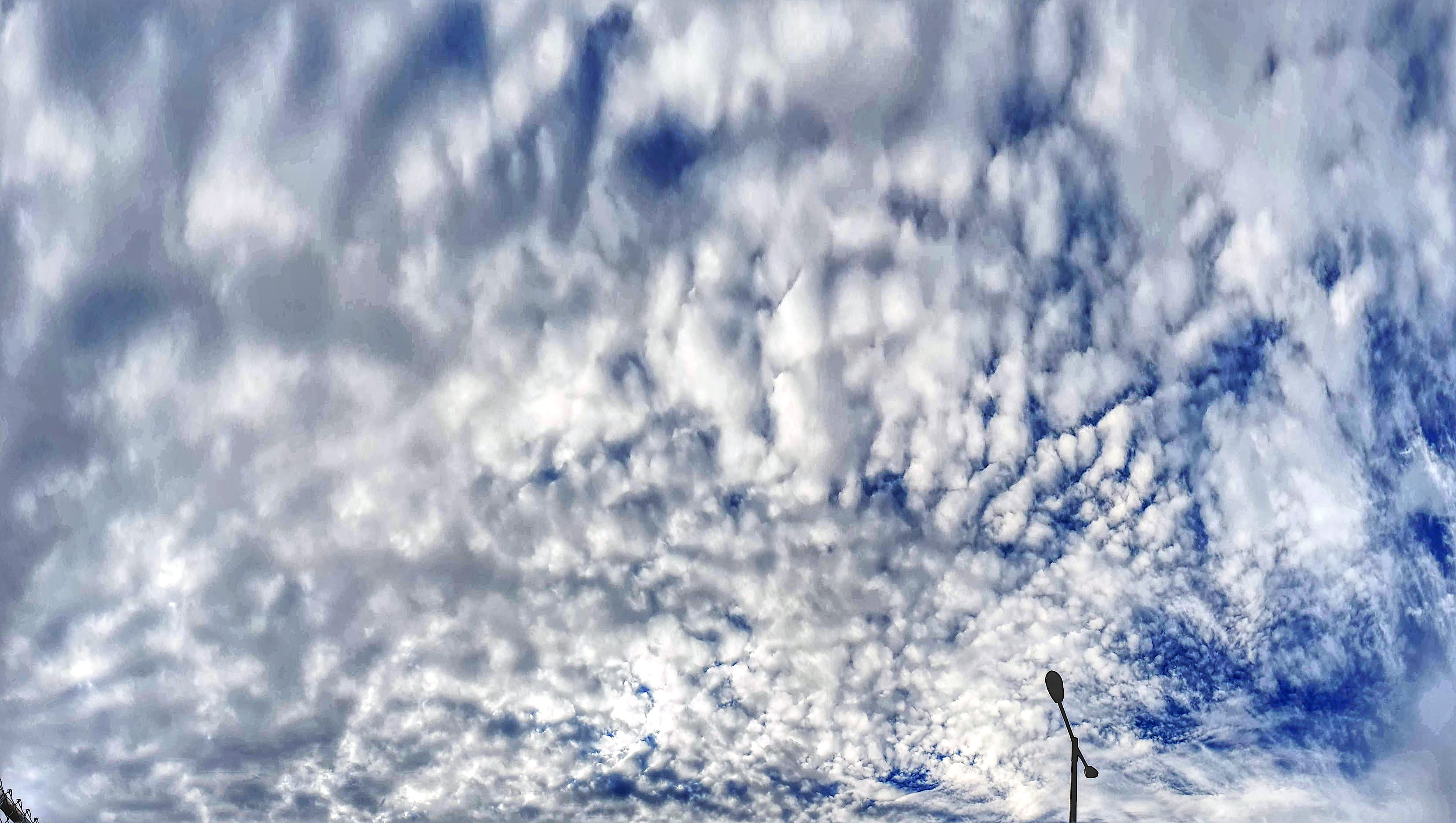 blue sky, cloudscape, cloudy, nature, wallpaper, cloud - sky