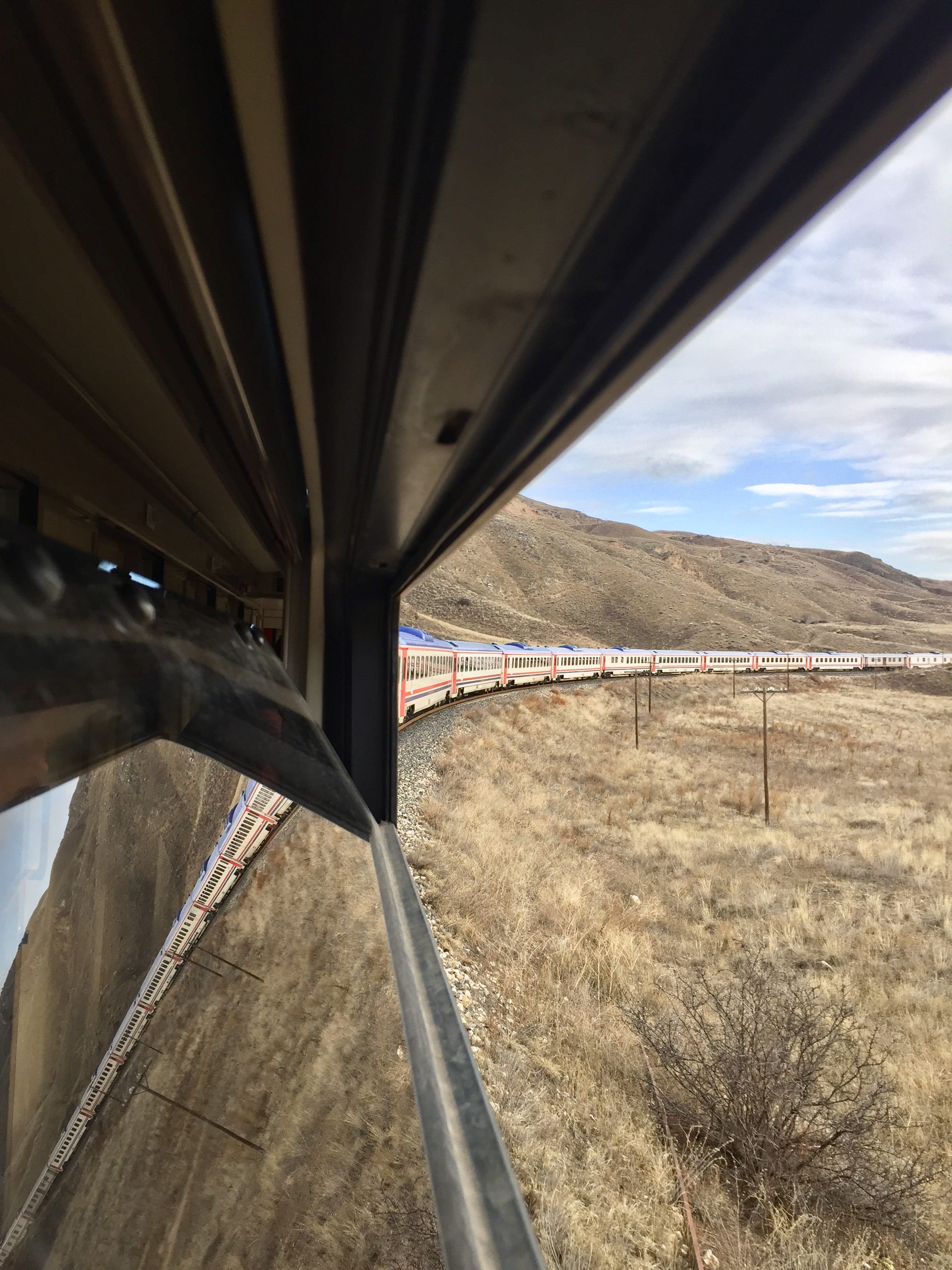 train, reflection, bridge, connection, bridge - man made structure